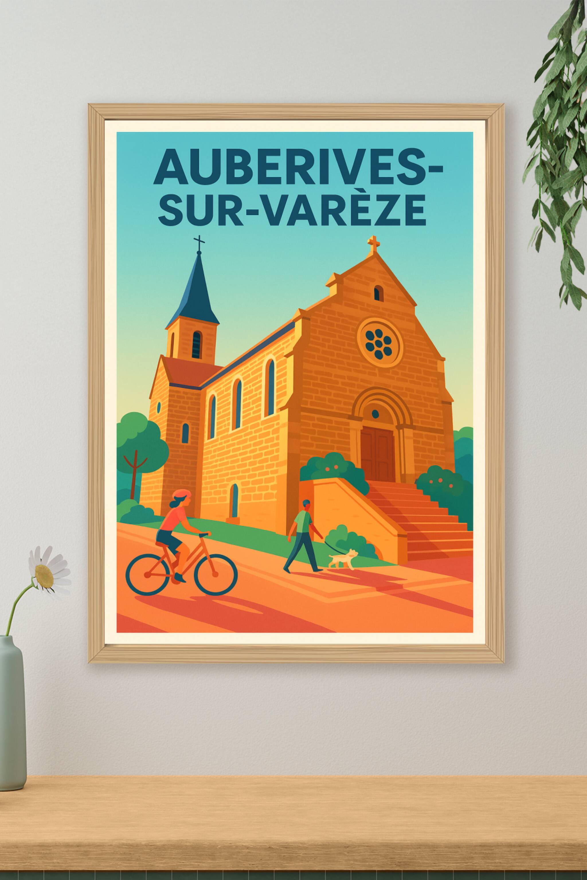 Affiche de Auberives-sur-Varèze - Charme et Sérénité au Cœur de la Ville