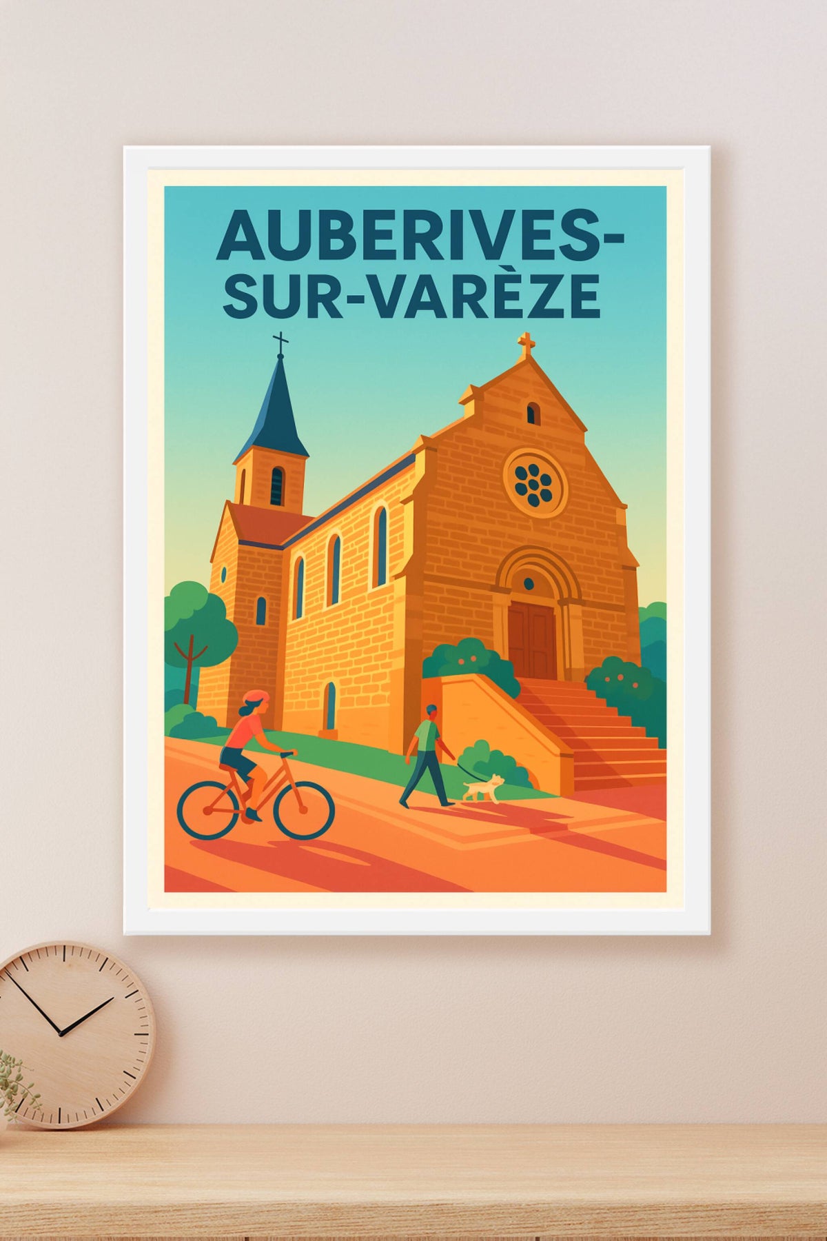 Affiche de Auberives-sur-Varèze - Charme et Sérénité au Cœur de la Ville