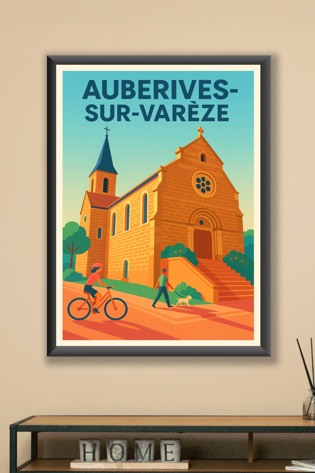 Affiche de Auberives-sur-Varèze - Charme et Sérénité au Cœur de la Ville