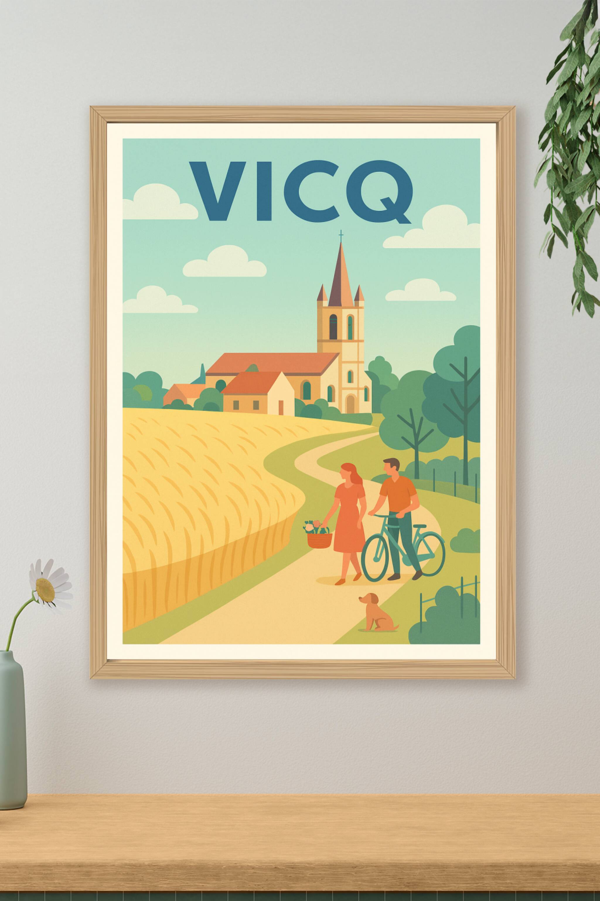 Affiche de Vicq - Une escapade champêtre pleine de douceur