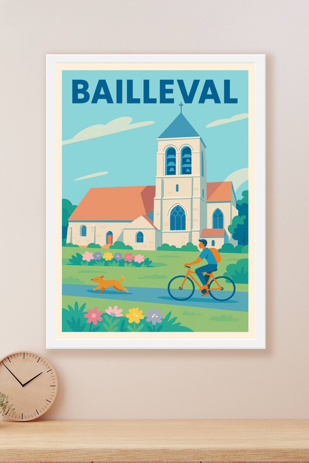 Affiche de Bailleval - Charme bucolique et douceur de vivre