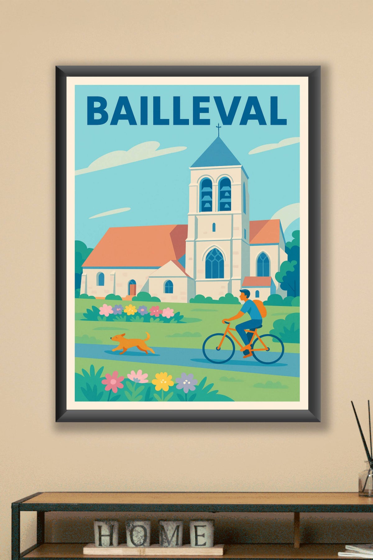 Affiche de Bailleval - Charme bucolique et douceur de vivre