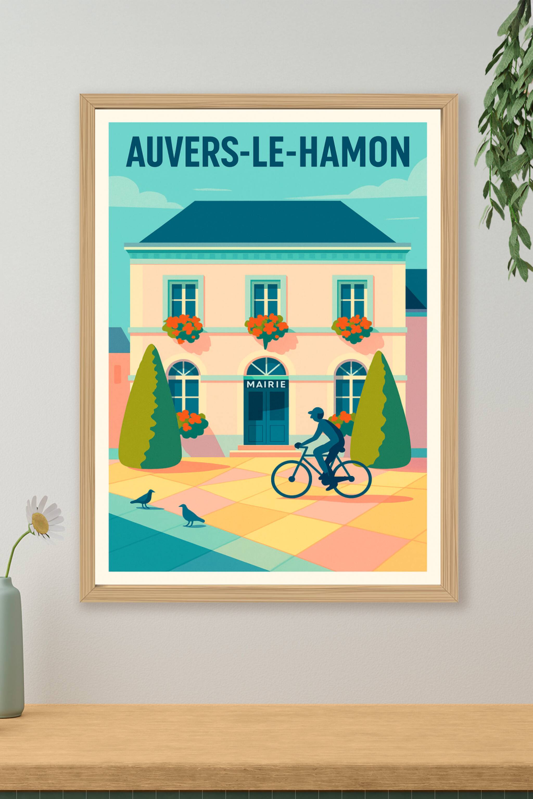 Affiche de Auvers-le-Hamon - Charme et sérénité à la mairie