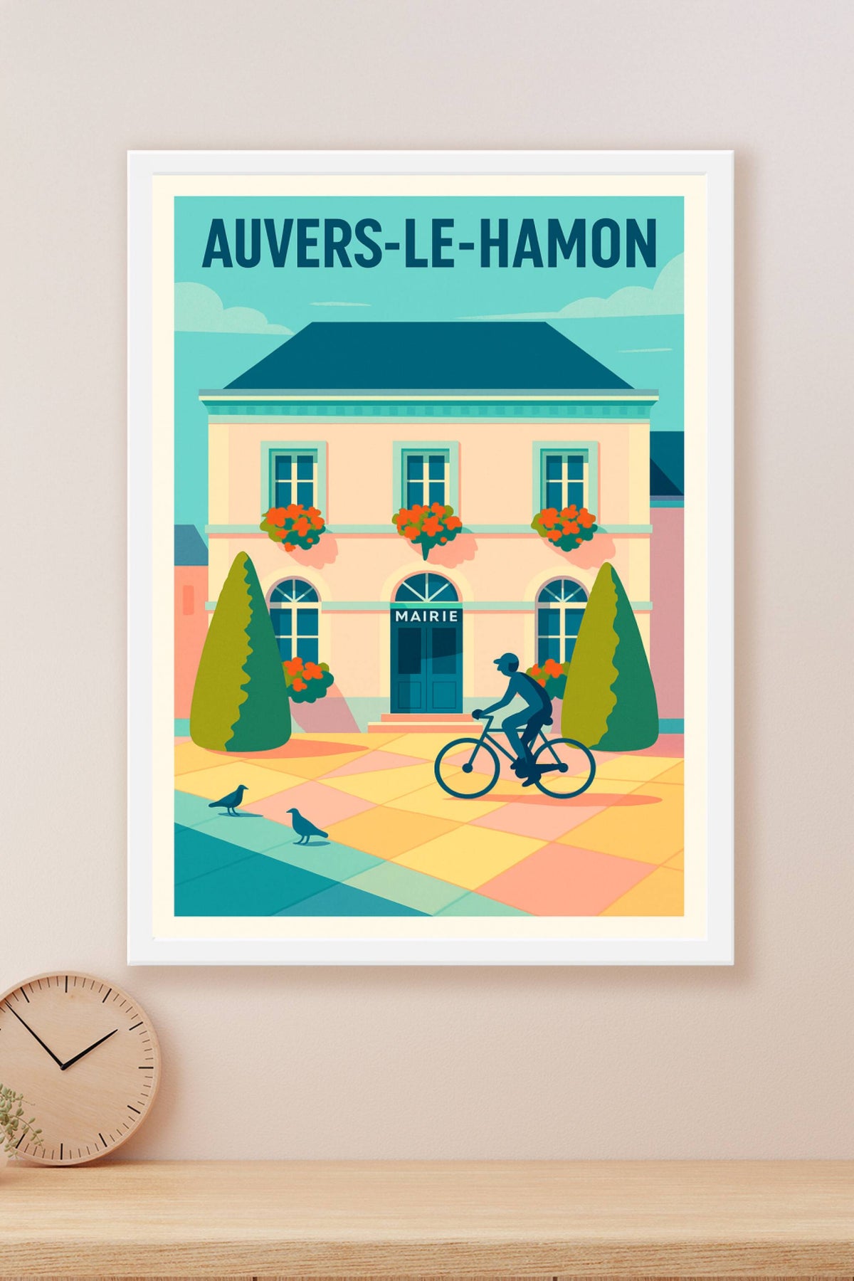 Affiche de Auvers-le-Hamon - Charme et sérénité à la mairie