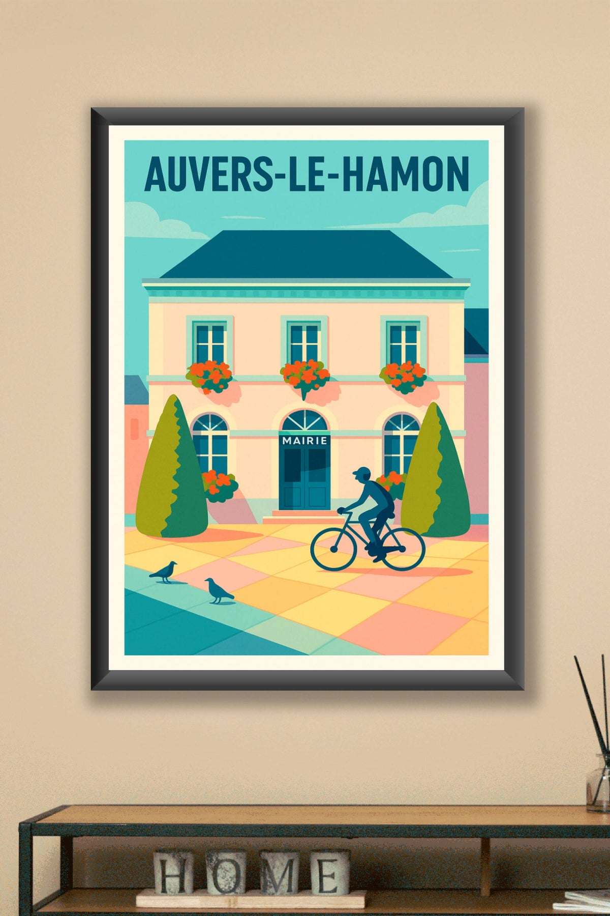 Affiche de Auvers-le-Hamon - Charme et sérénité à la mairie