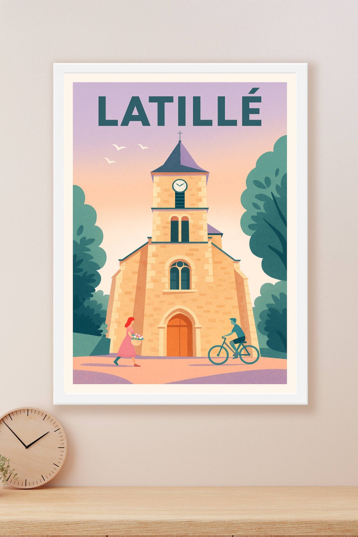 Affiche de Latillé - Charme et douceur au cœur de la nature