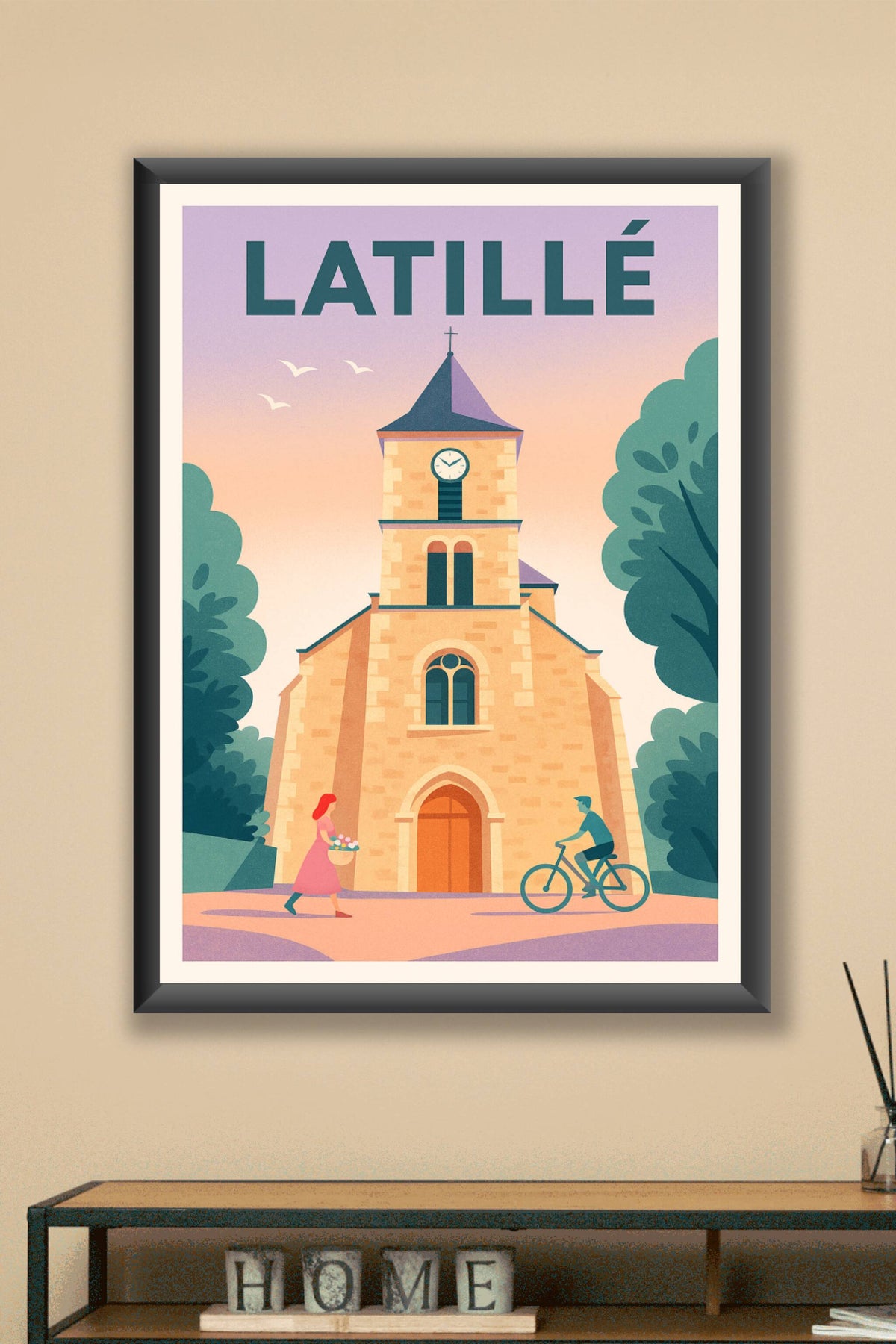 Affiche de Latillé - Charme et douceur au cœur de la nature