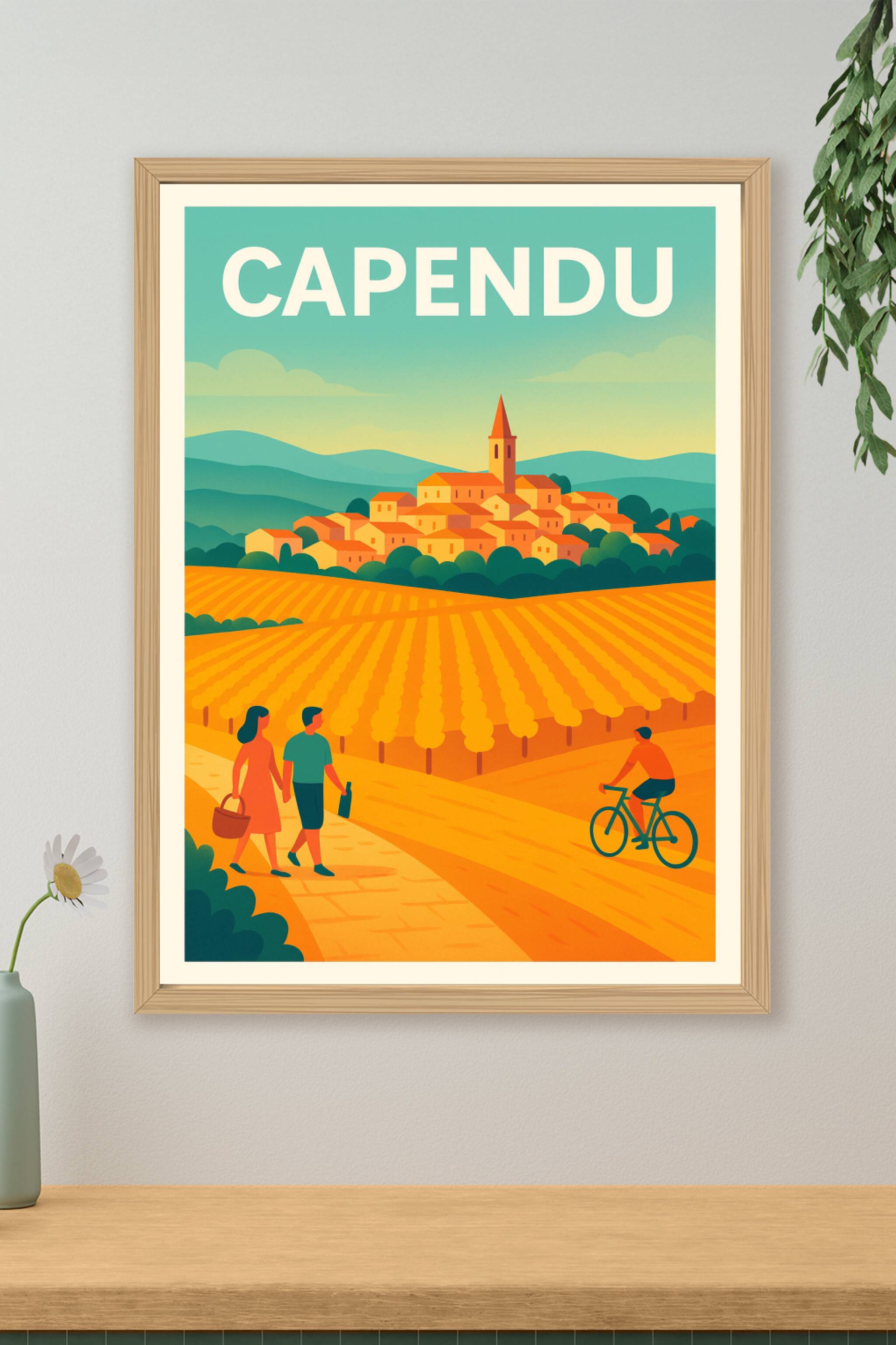 Affiche de Capendu - L'escapade ensoleillée au cœur des vignobles