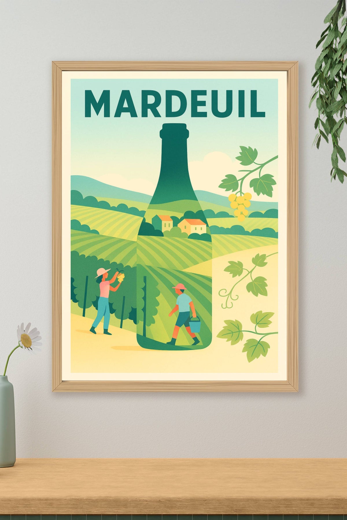 Affiche de Mardeuil - Terroir et Vignobles en Harmonie