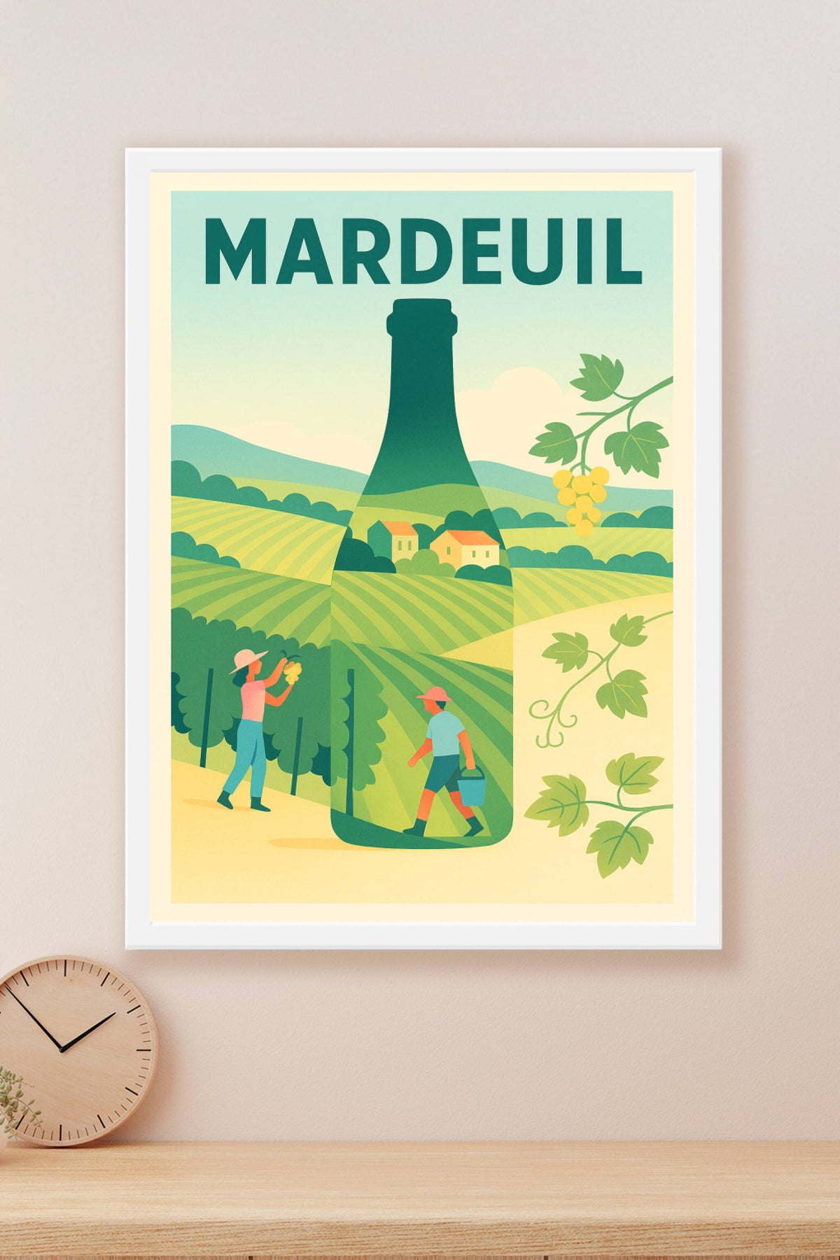 Affiche de Mardeuil - Terroir et Vignobles en Harmonie
