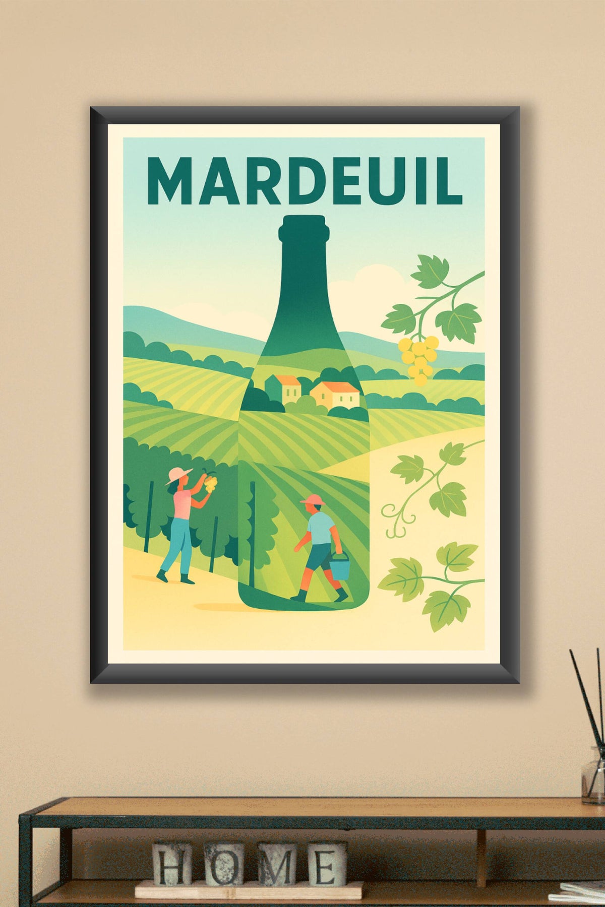 Affiche de Mardeuil - Terroir et Vignobles en Harmonie