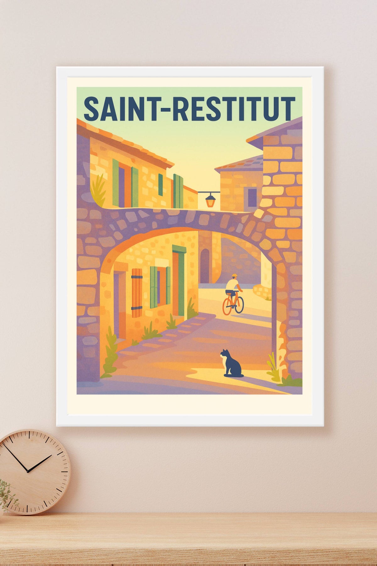Affiche de Saint-Restitut - L'authenticité provençale au fil des ruelles