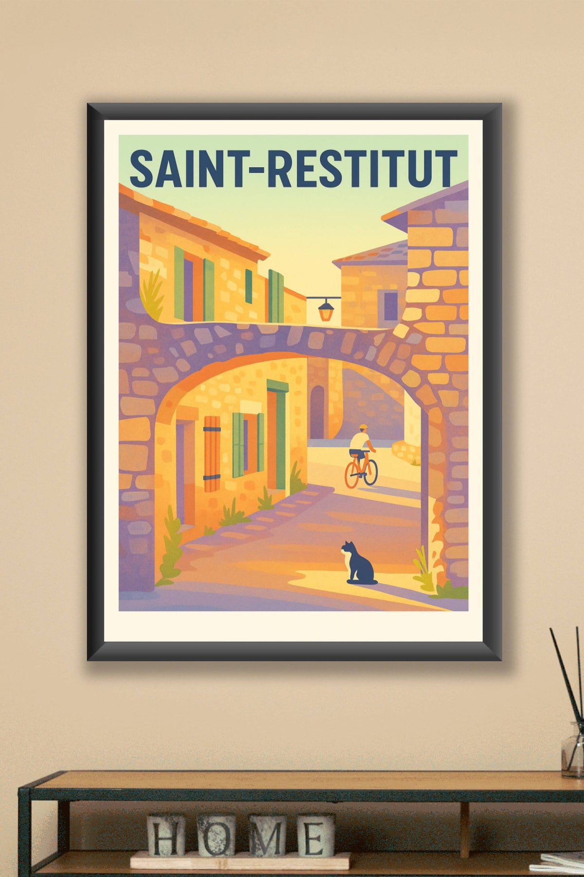 Affiche de Saint-Restitut - L'authenticité provençale au fil des ruelles