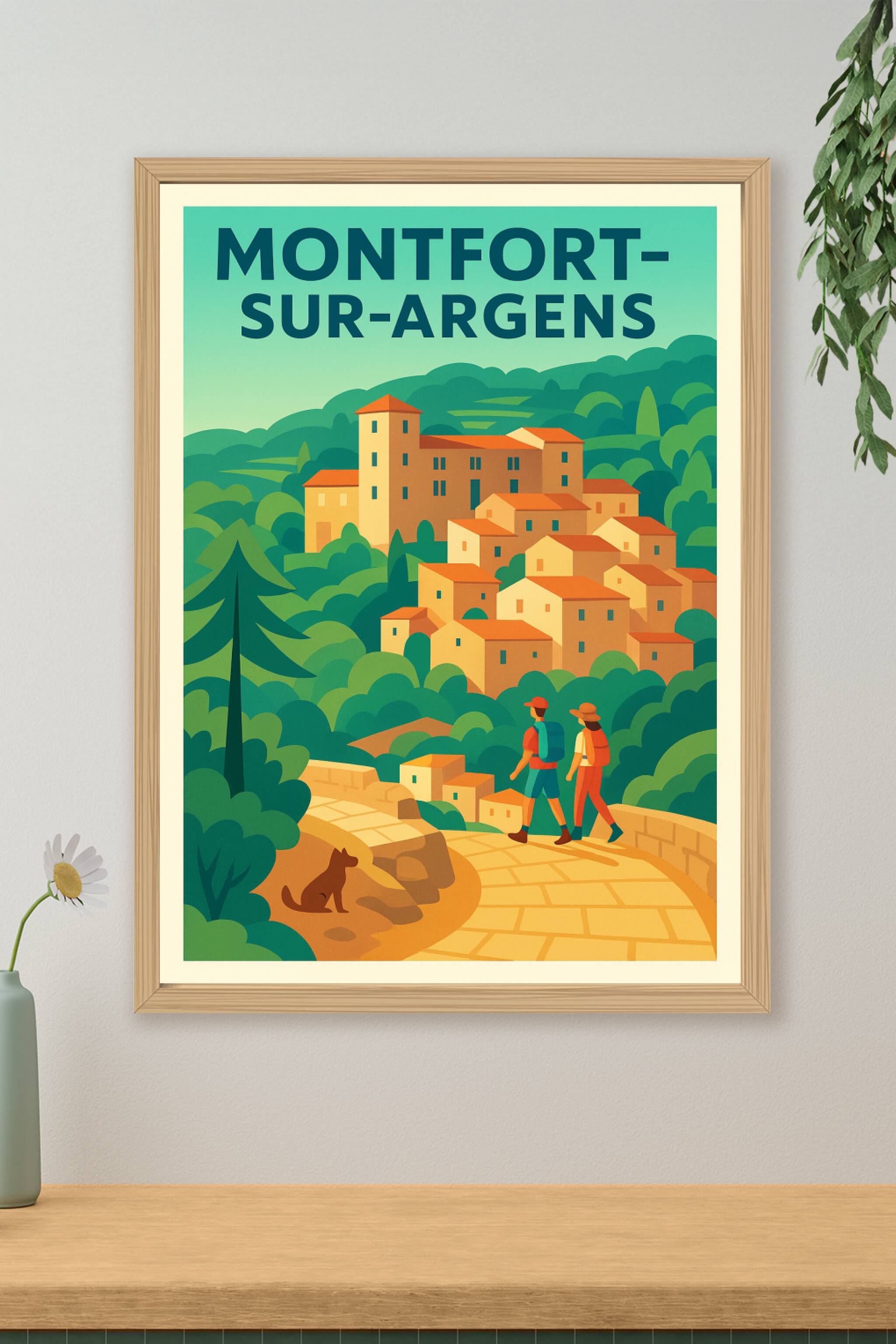 Affiche de Montfort-sur-Argens - Charme et nature en Provence
