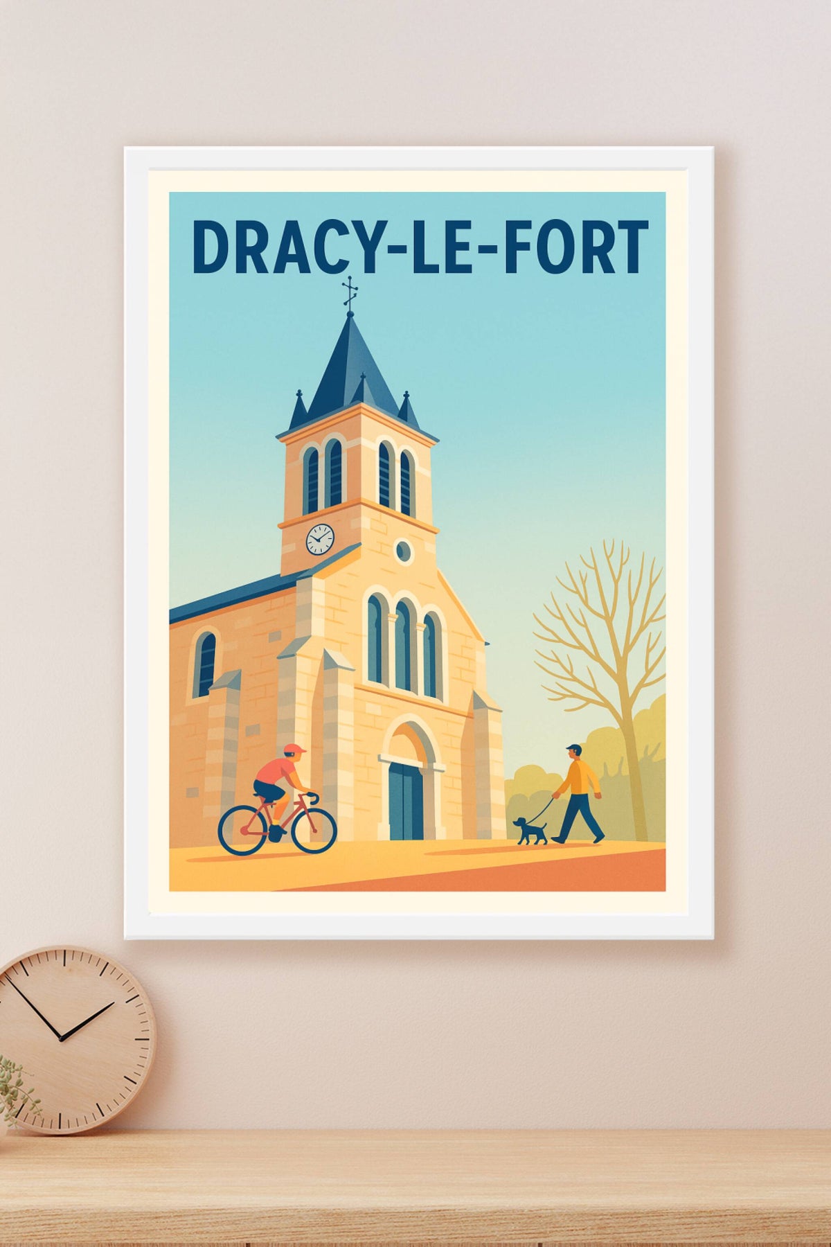 Affiche de Dracy-le-Fort - Charme et tranquillité au cœur du village