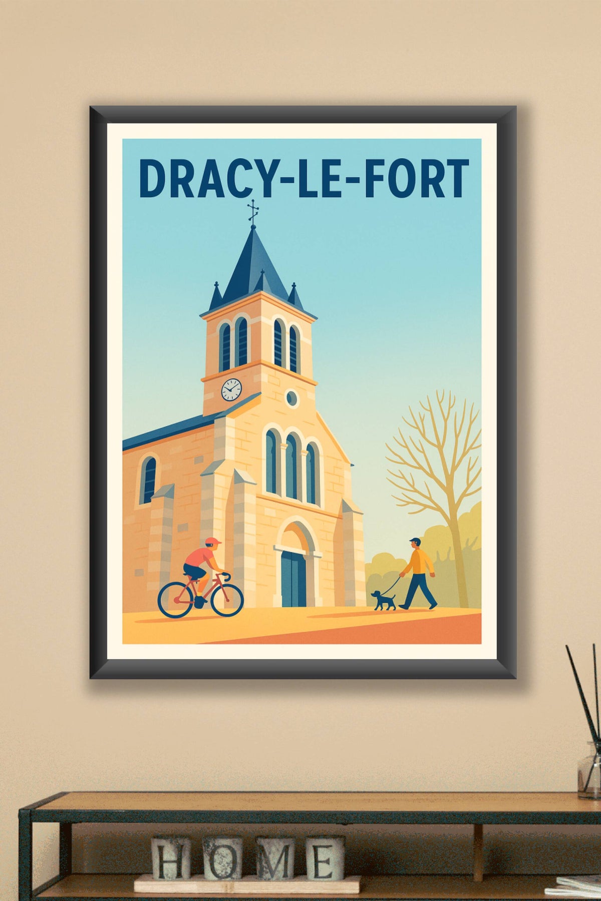 Affiche de Dracy-le-Fort - Charme et tranquillité au cœur du village