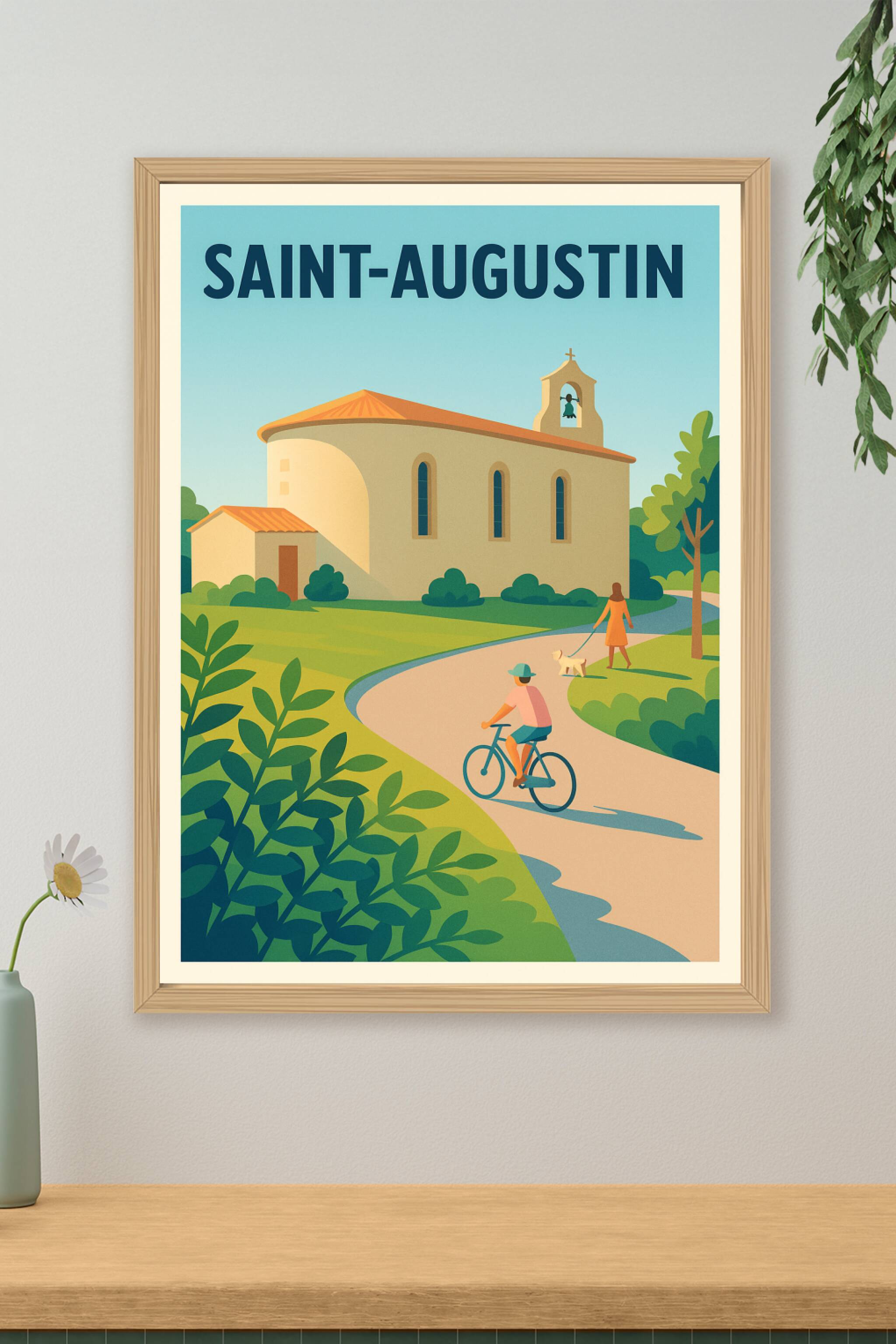 Affiche de Saint-Augustin - Un havre de paix et nature