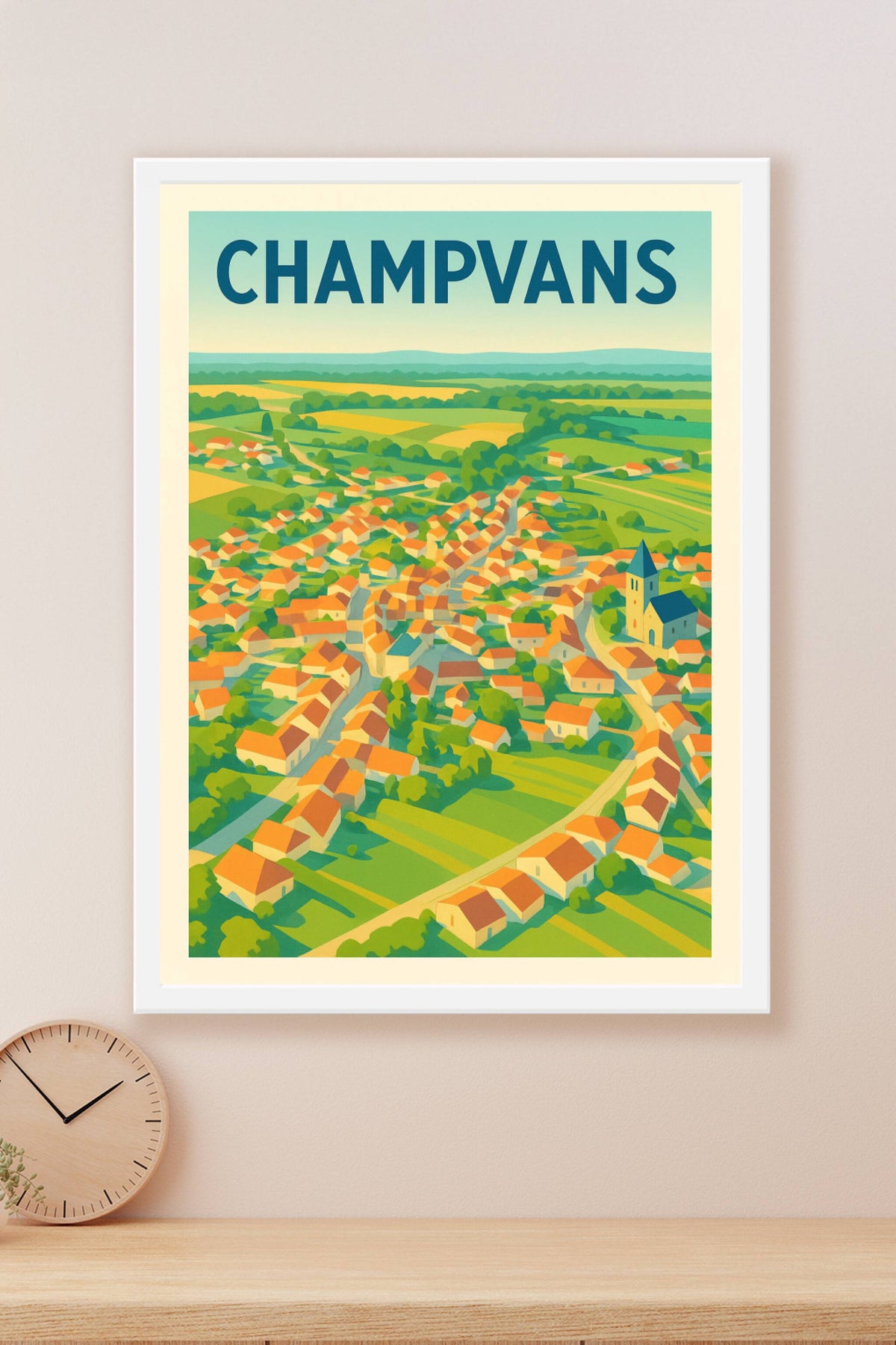 Affiche de Champvans - Un village pittoresque à découvrir