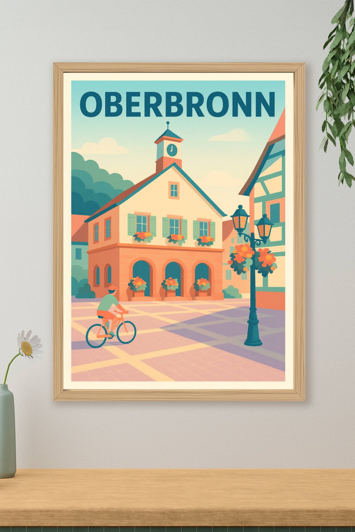 Affiche de Oberbronn - Charme paisible d'un village alsacien