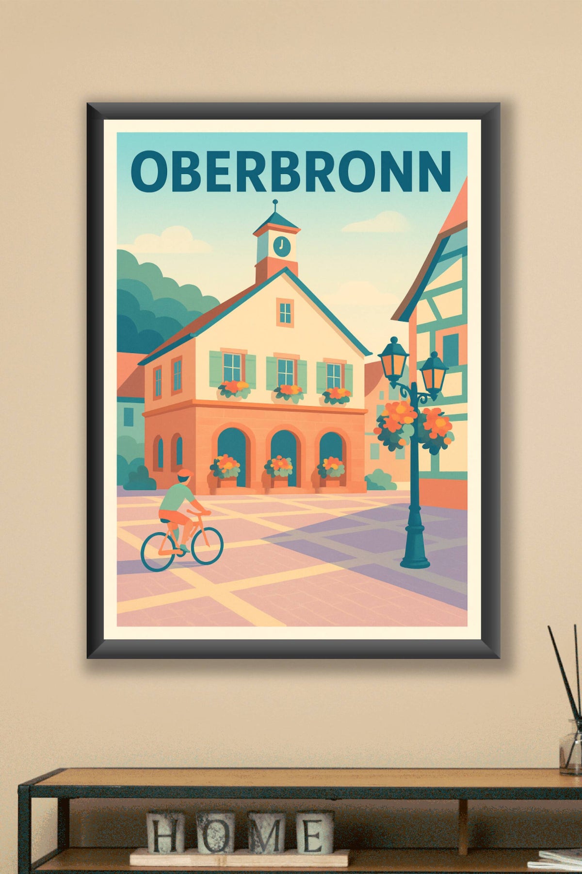 Affiche de Oberbronn - Charme paisible d'un village alsacien