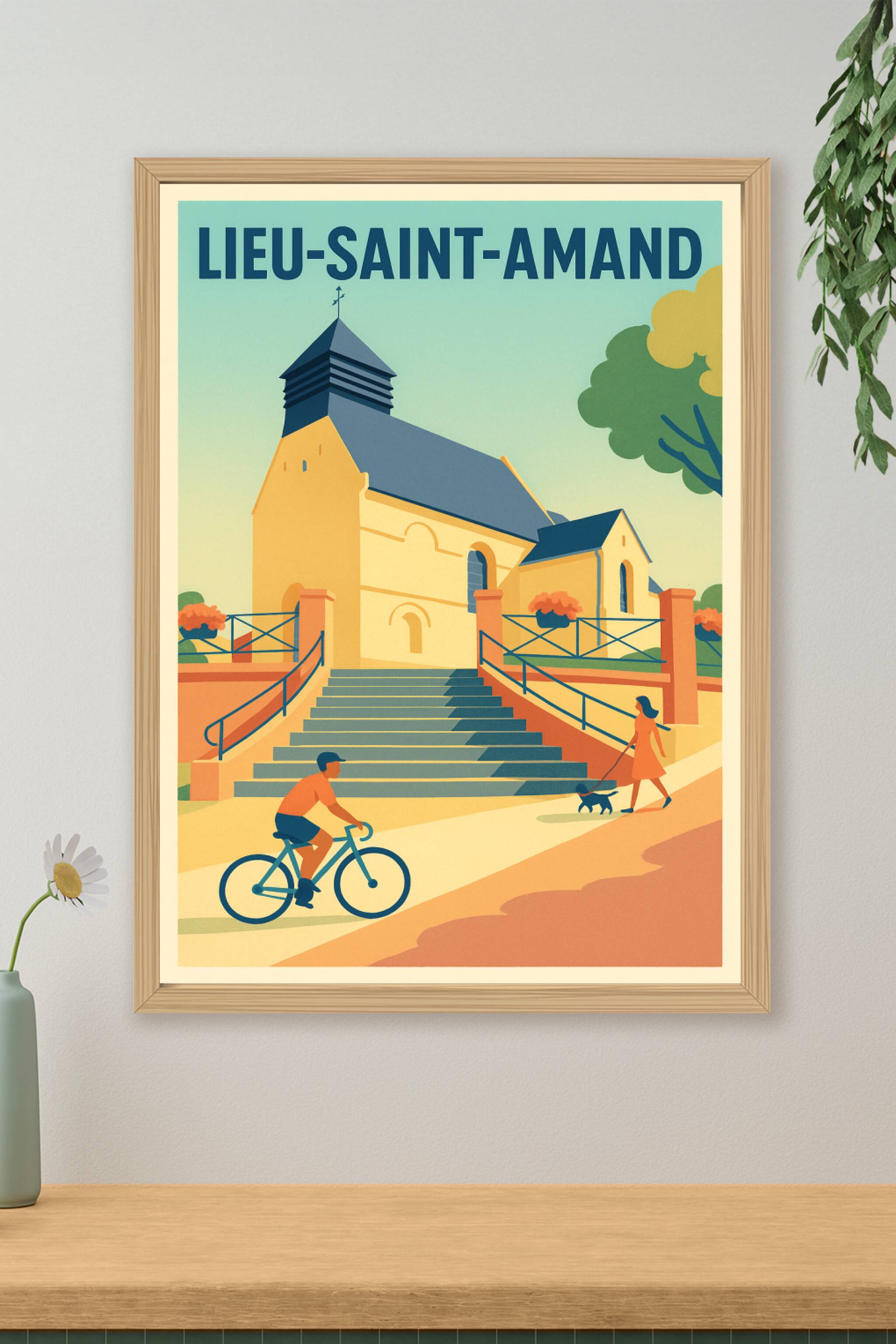Affiche de Lieu-Saint-Amand - Atmosphère paisible et charme authentique
