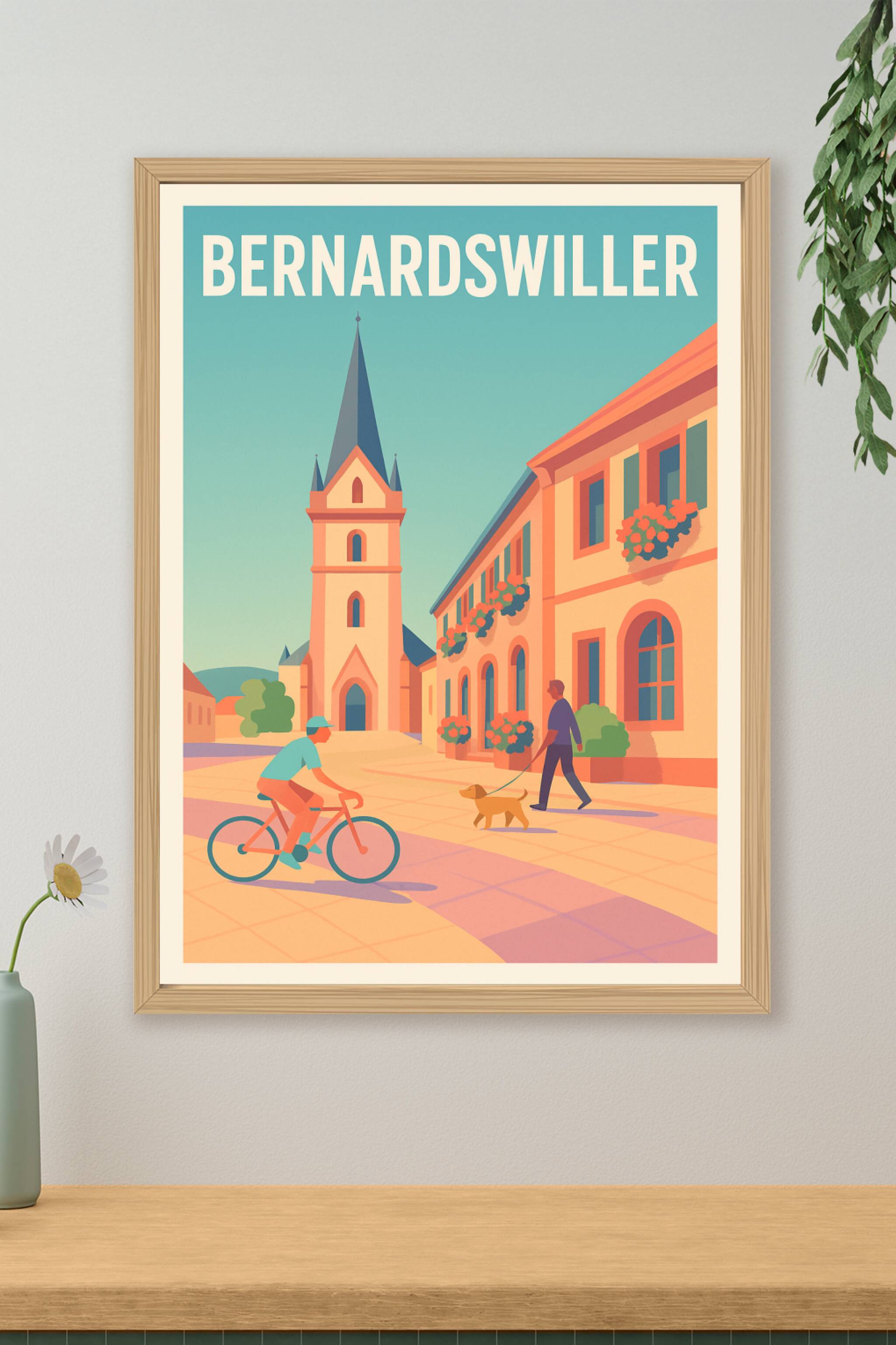 Affiche de Bernardswiller - Charme et douceur de vivre en Alsace