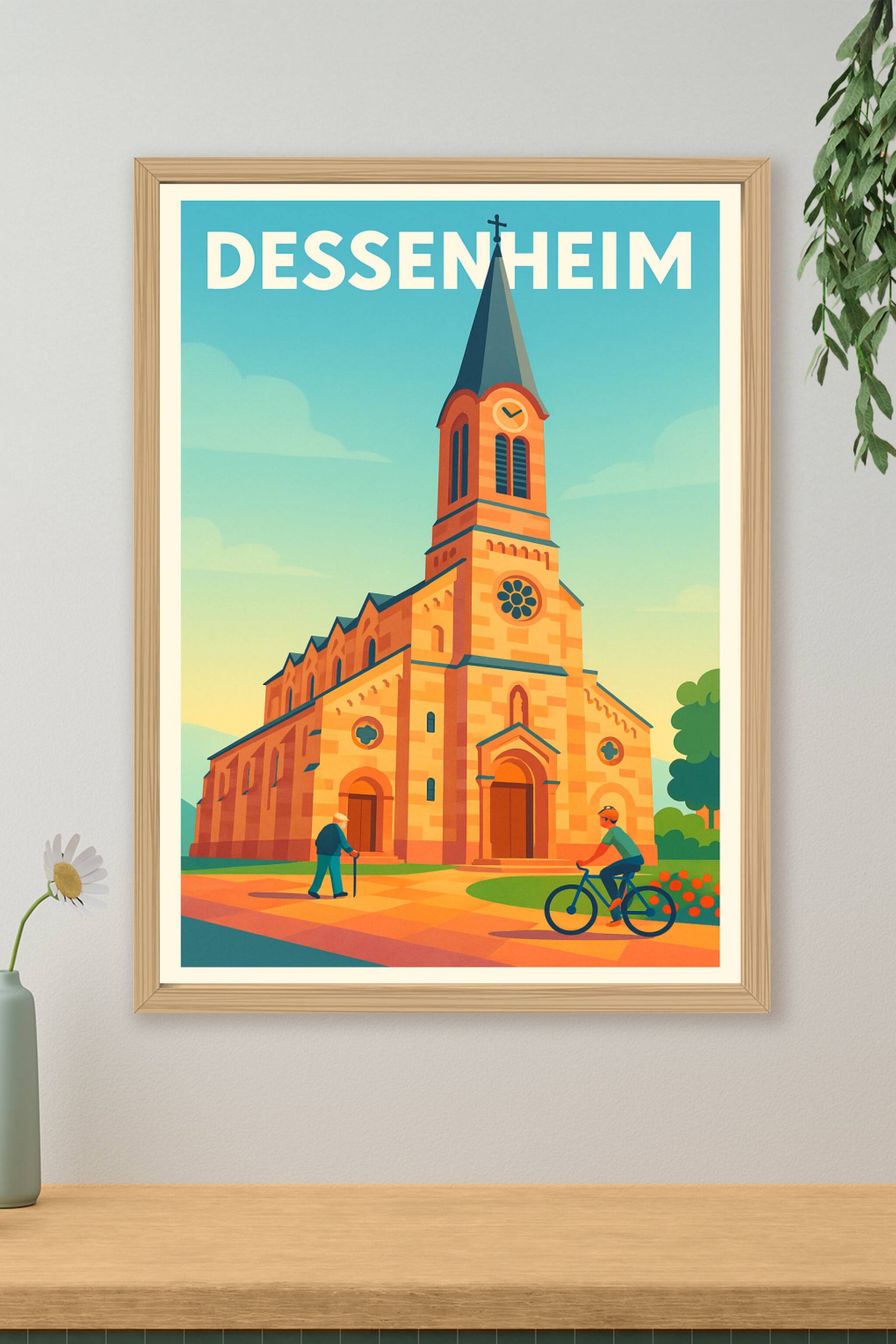 Affiche de Dessenheim - Charme et sérénité au cœur du village