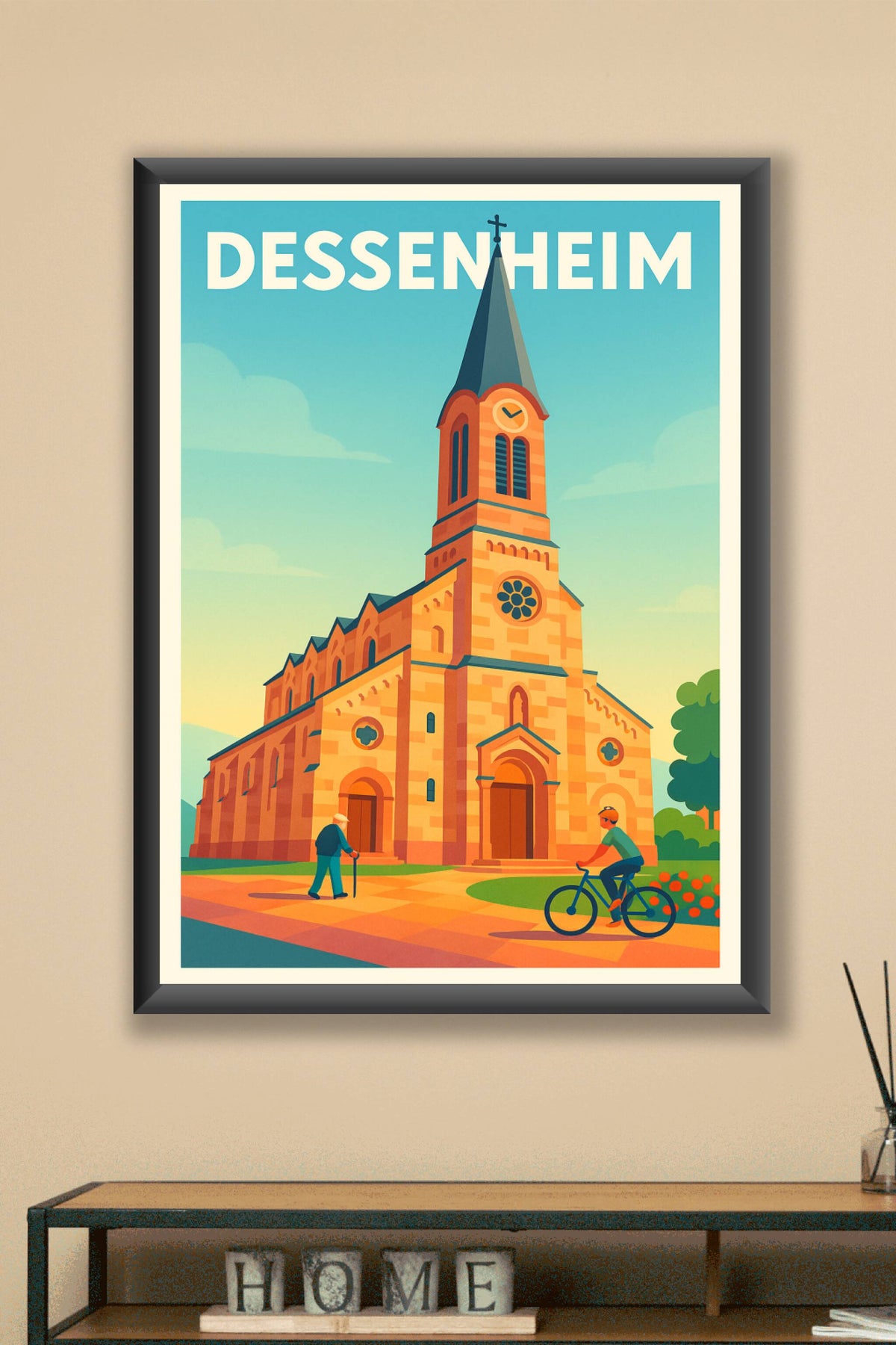 Affiche de Dessenheim - Charme et sérénité au cœur du village