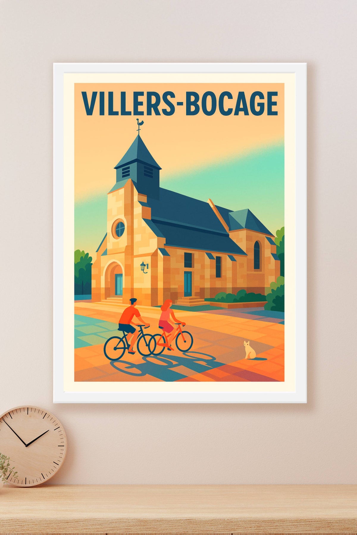 Affiche de Villers-Bocage - Charme paisible du bocage normand