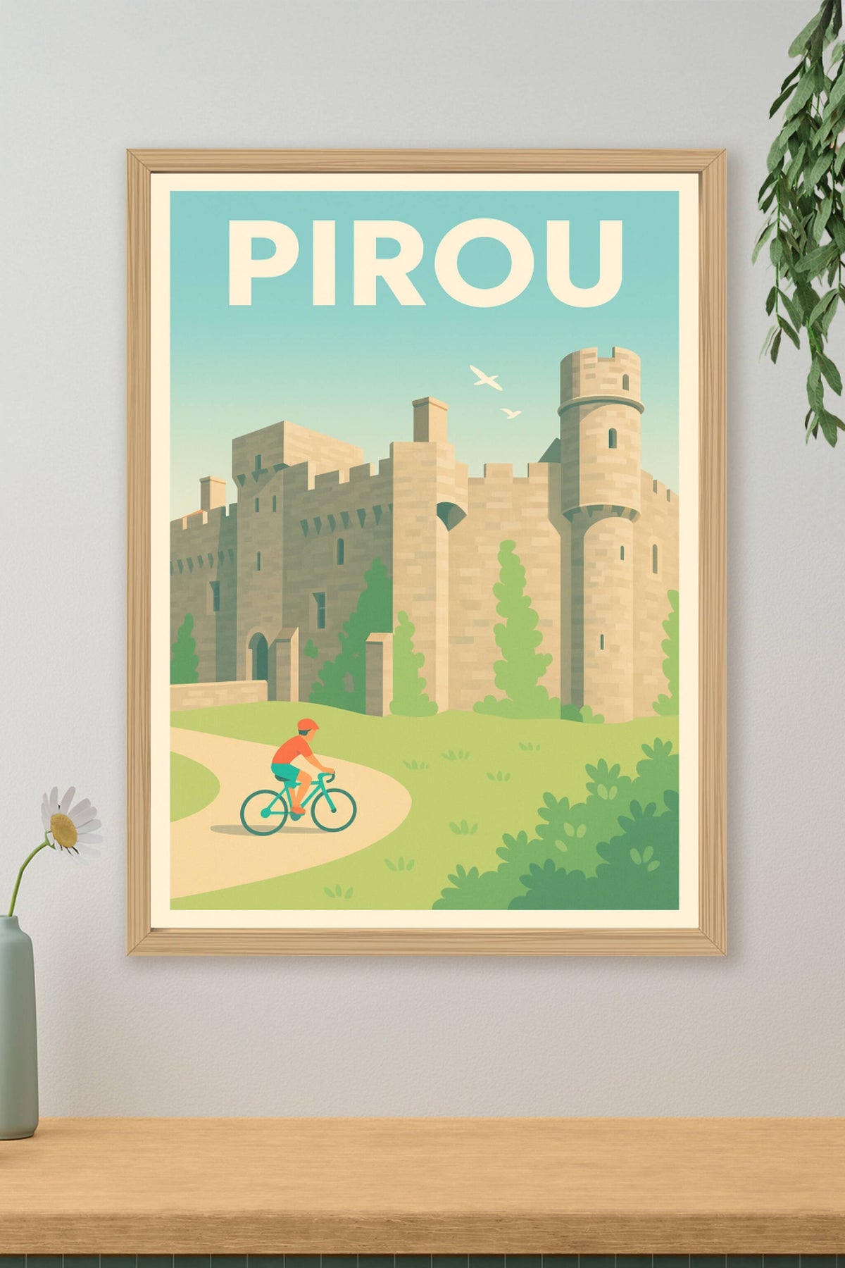 Affiche de Pirou - L'élégance historique en pleine nature
