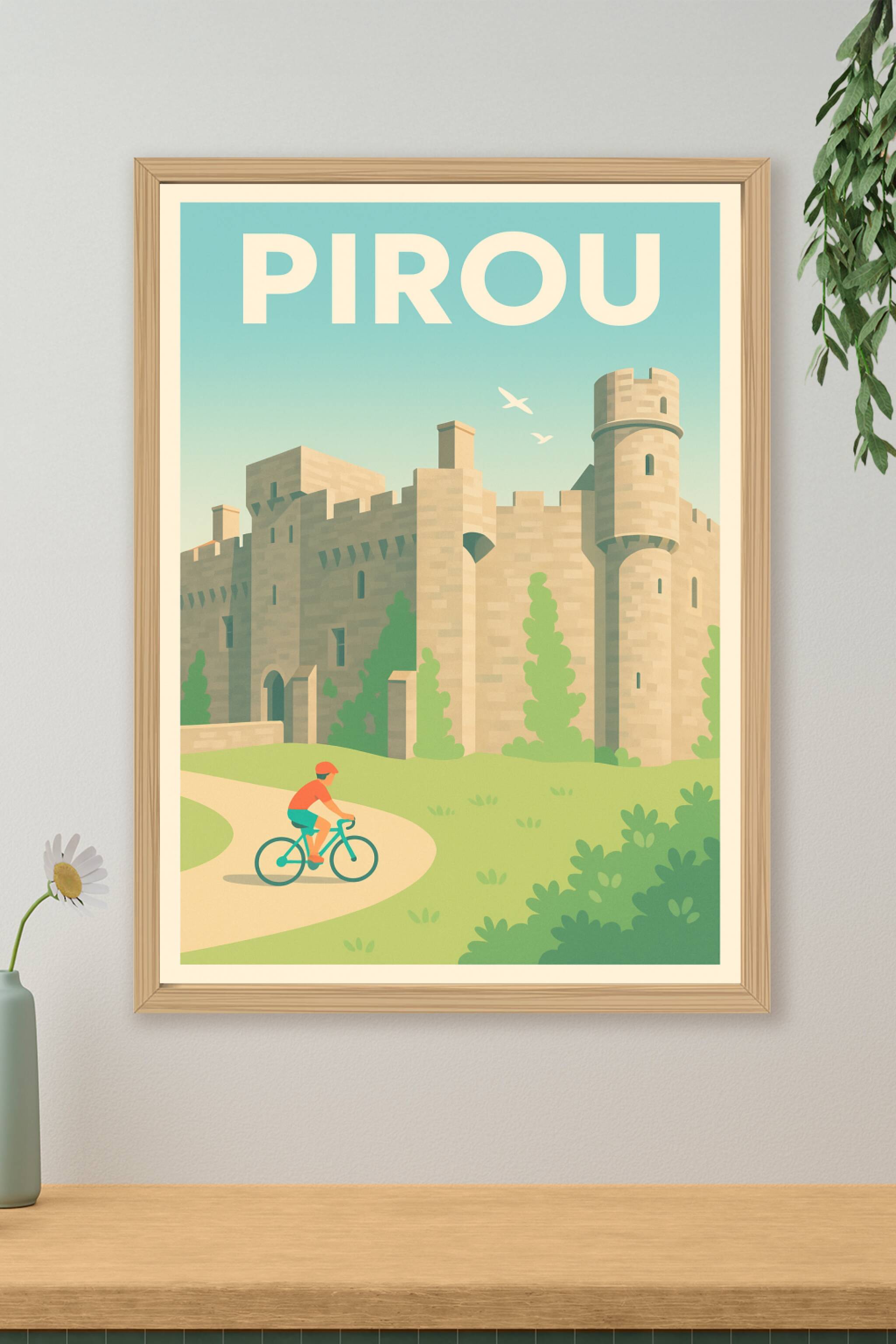 Affiche de Pirou - L'élégance historique en pleine nature