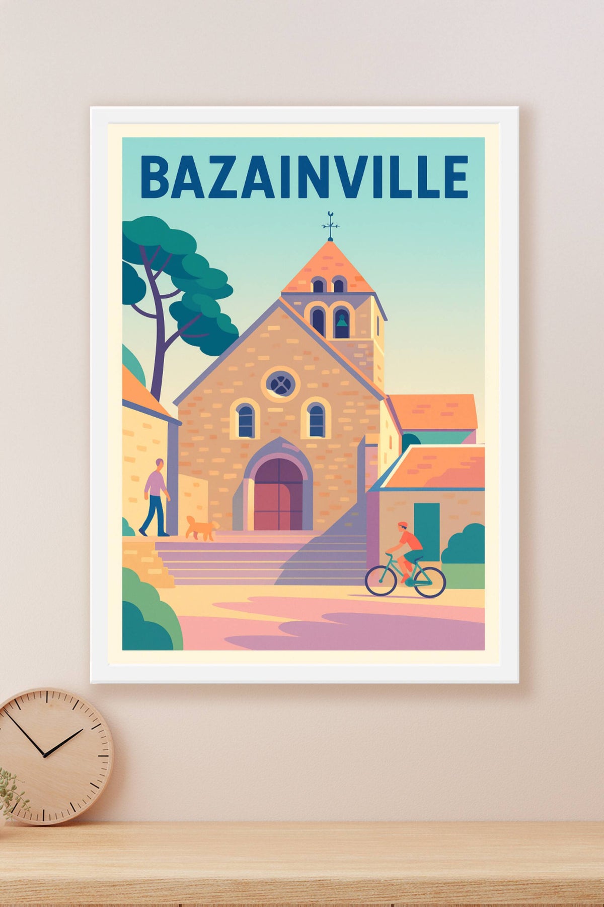 Affiche de Bazainville - Charme paisible et architecture typique