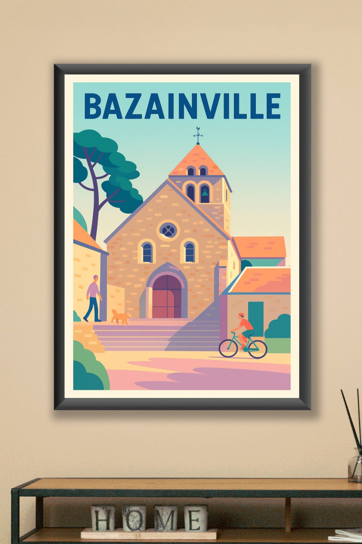 Affiche de Bazainville - Charme paisible et architecture typique