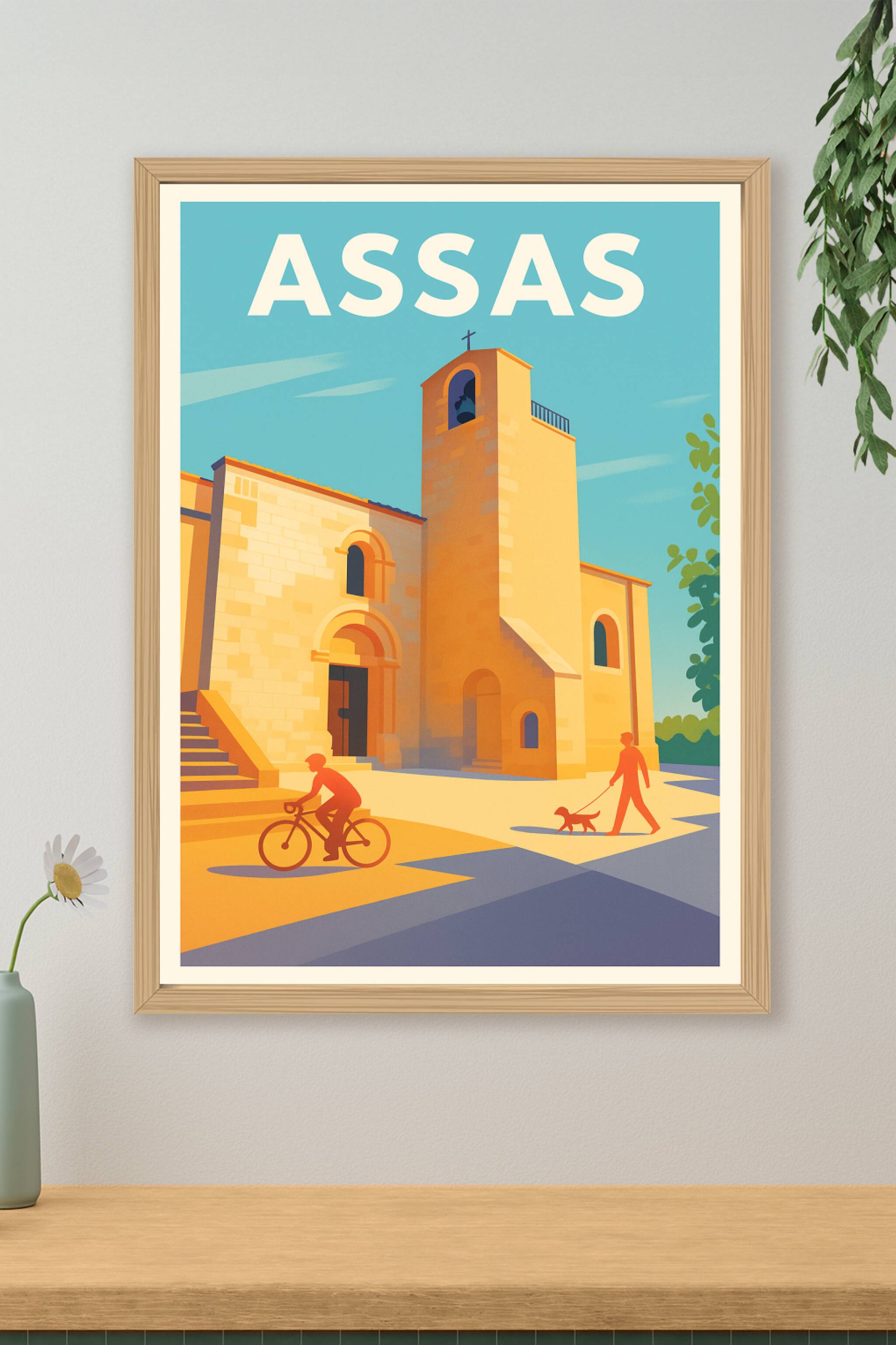 Affiche de Assas - Lumières douces au cœur du village
