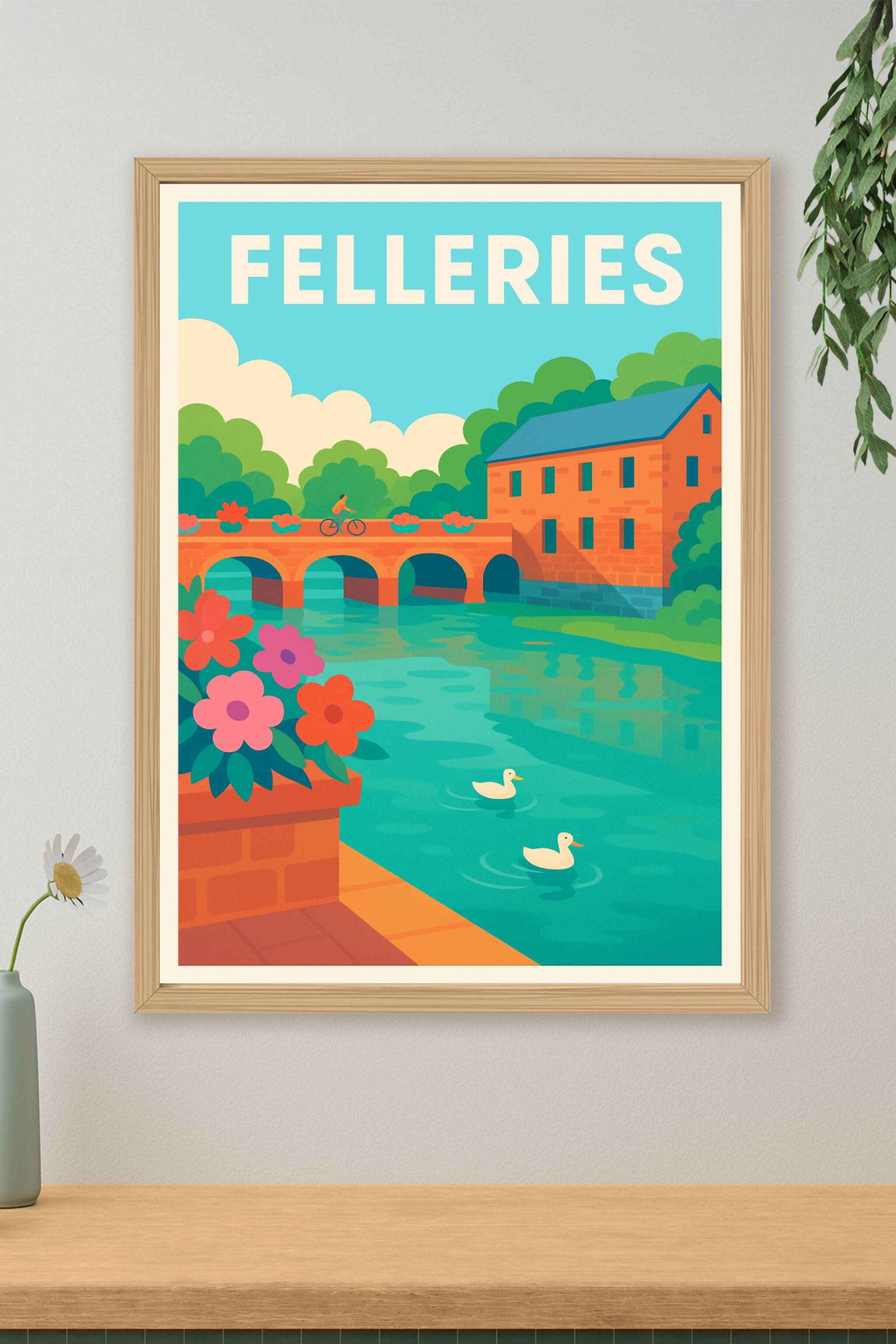 Affiche de Felleries - Charme bucolique au fil de l'eau