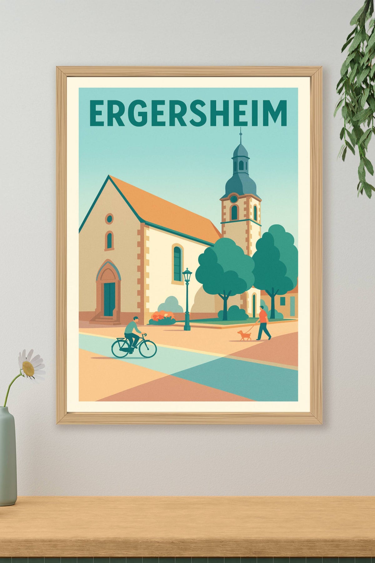 Affiche de Ergersheim - Charme paisible au cœur du village