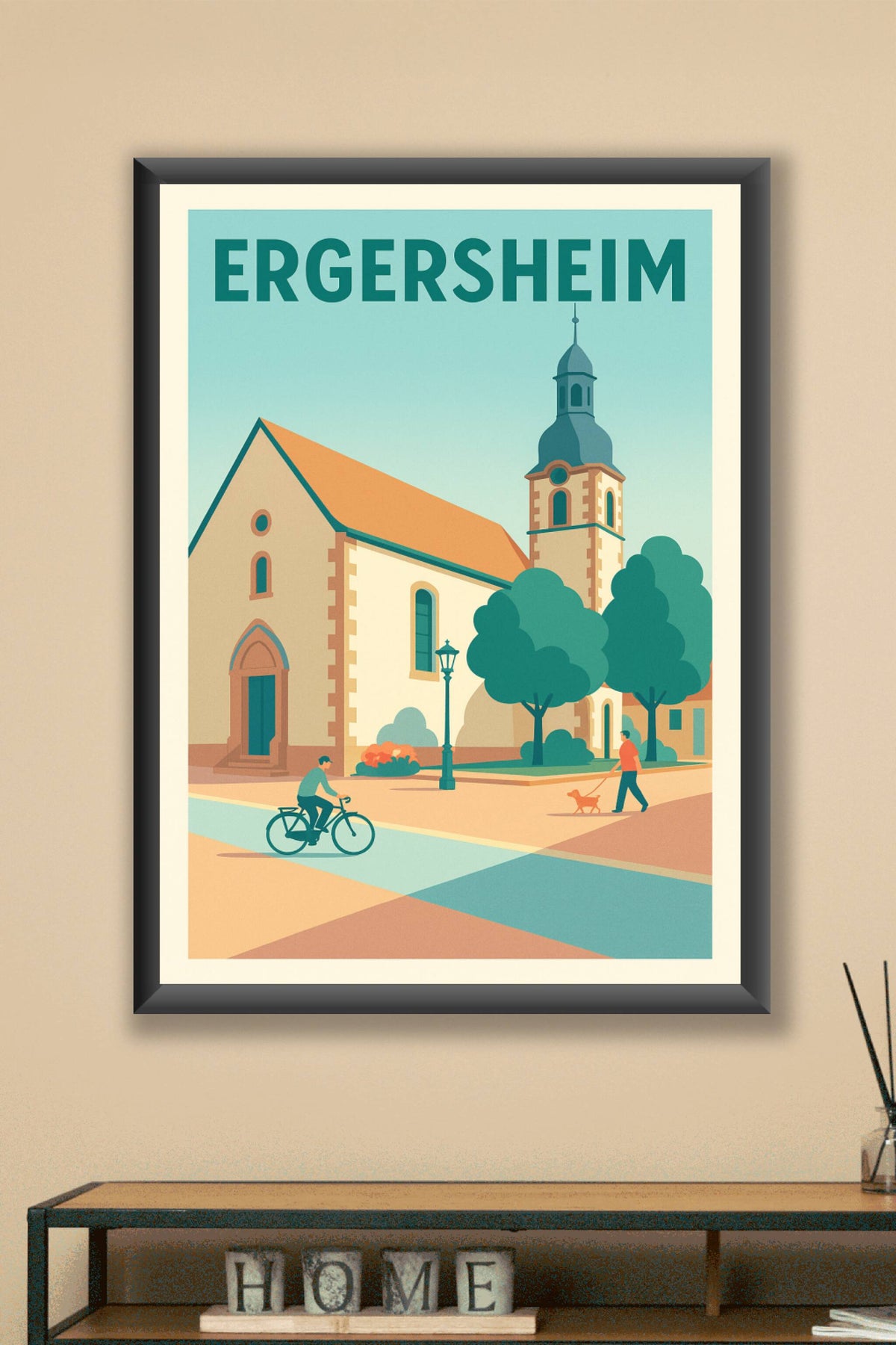 Affiche de Ergersheim - Charme paisible au cœur du village