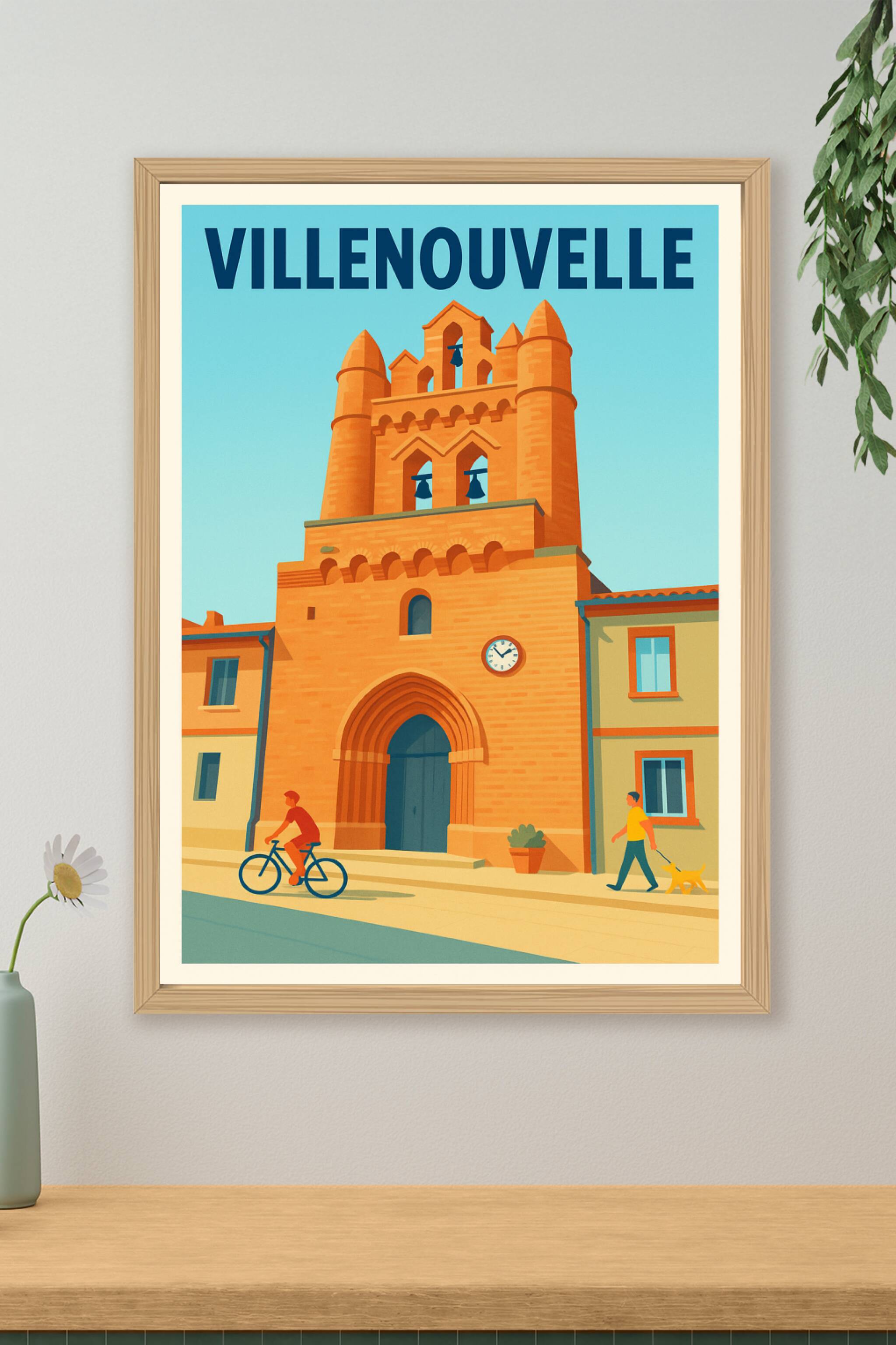 Affiche de Villenouvelle - L'élégance architecturale au cœur du village