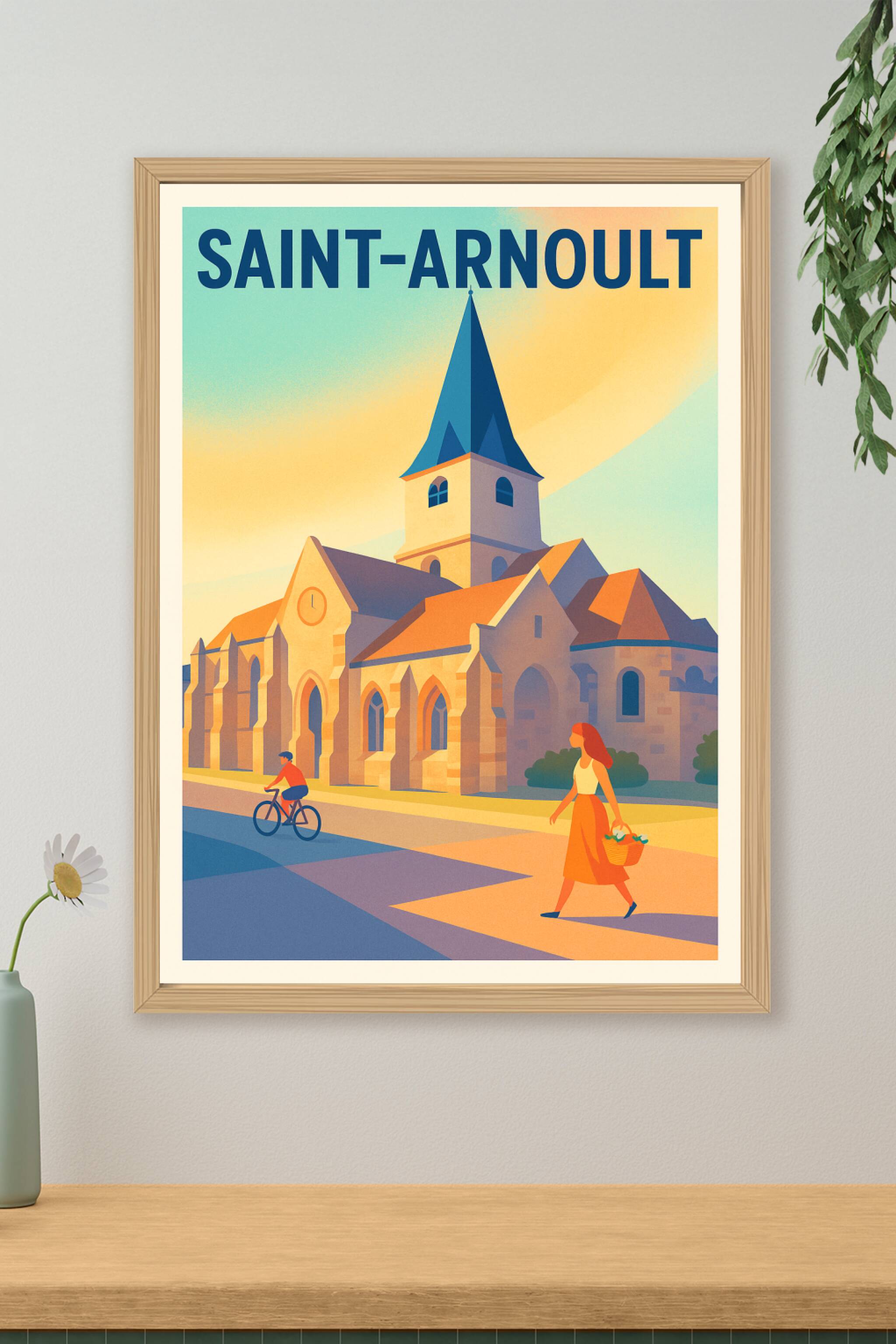 Affiche de Saint-Arnoult - Charme et sérénité au coeur du village