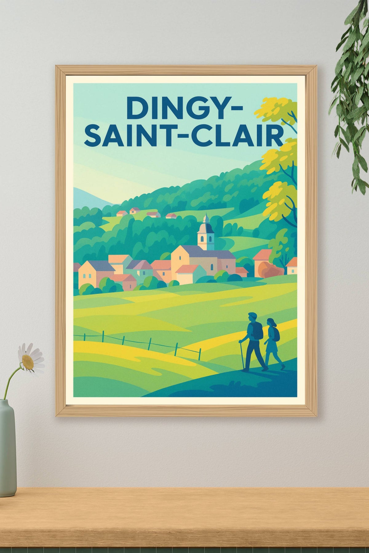 Affiche de Dingy-Saint-Clair - L'escapade bucolique au cœur des Alpes