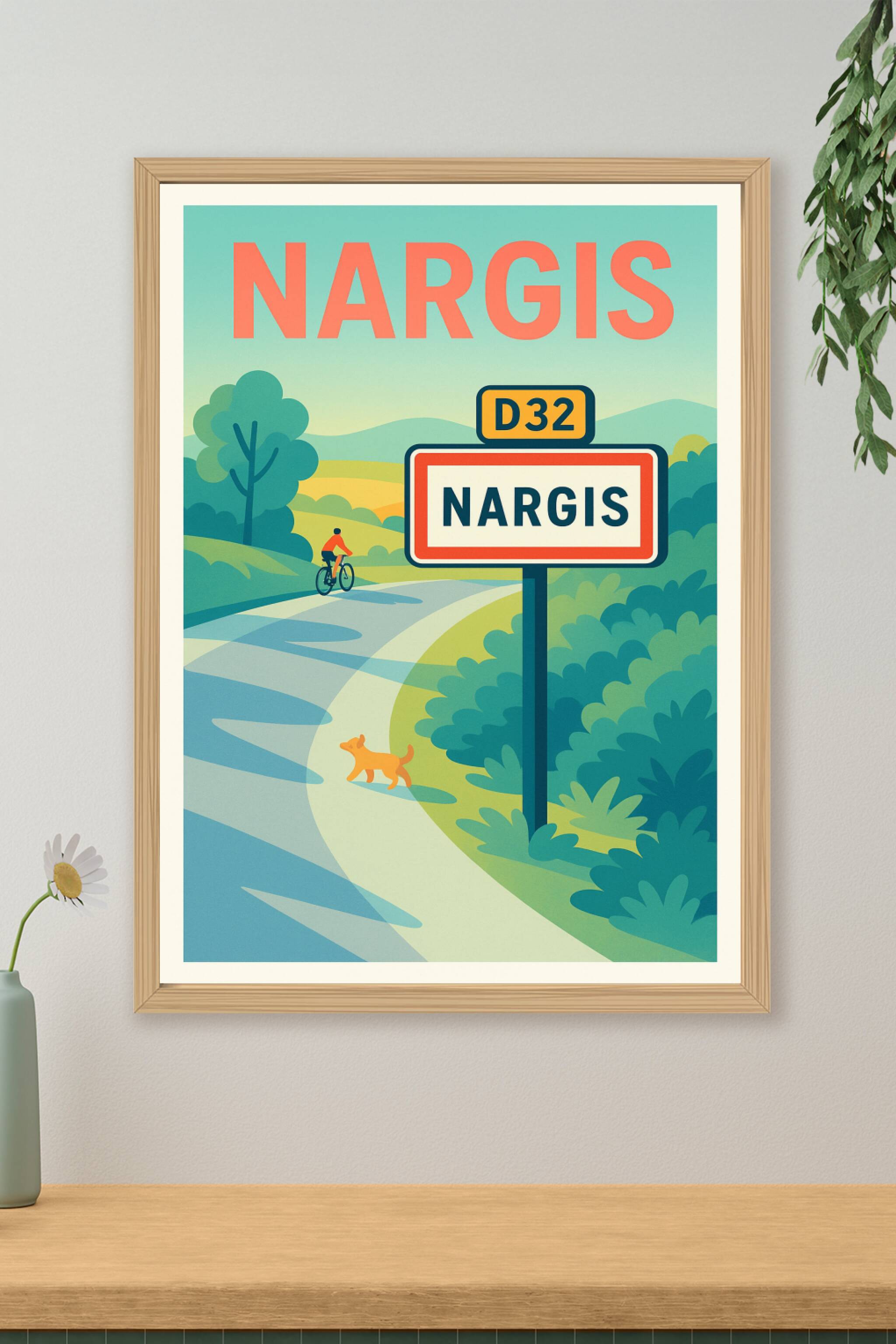 Affiche de Nargis - L'art de la balade bucolique