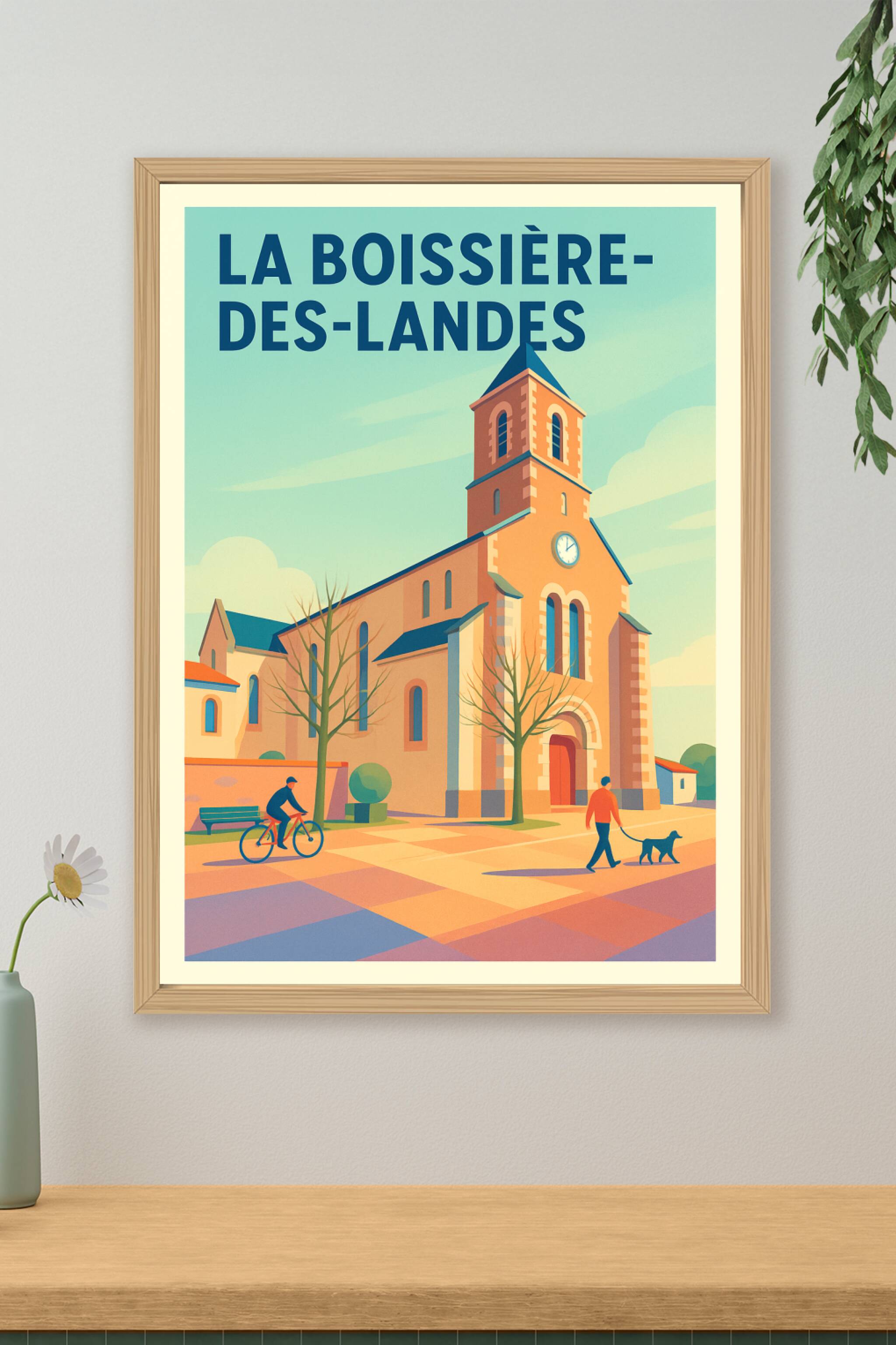 Affiche de La Boissière-des-Landes - Charme paisible et architecture locale