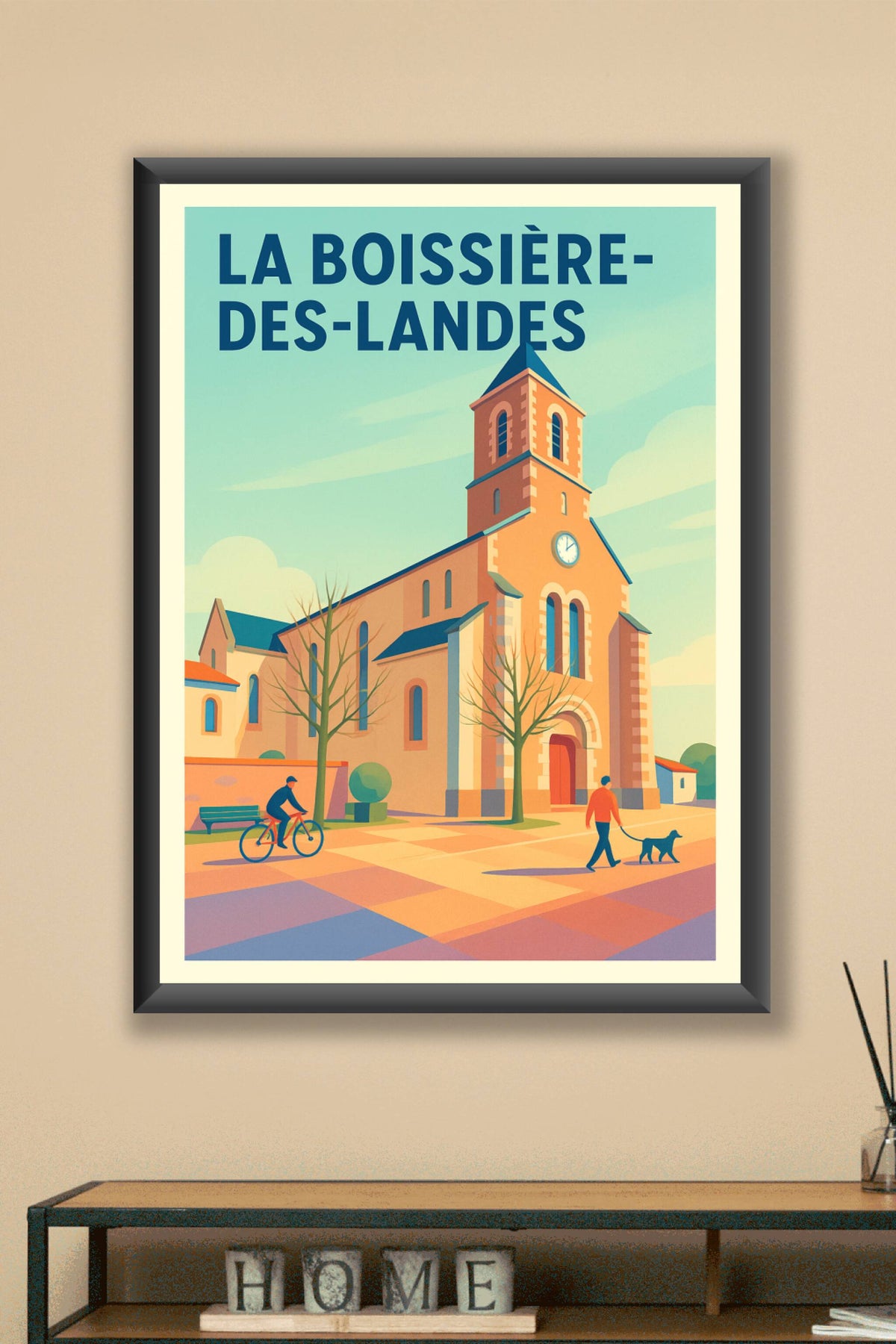 Affiche de La Boissière-des-Landes - Charme paisible et architecture locale