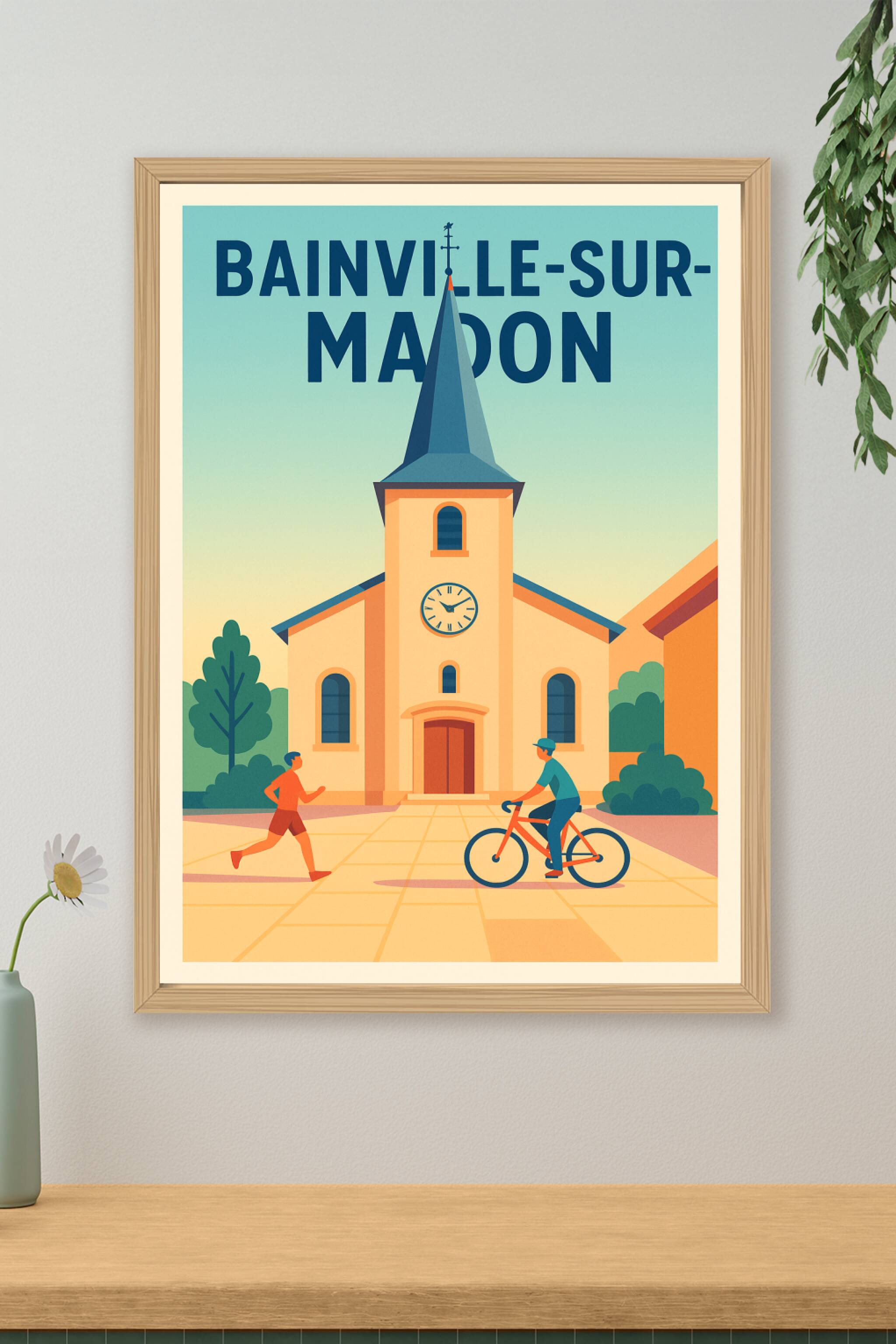 Affiche de Bainville-sur-Madon - Charme paisible au cœur du village