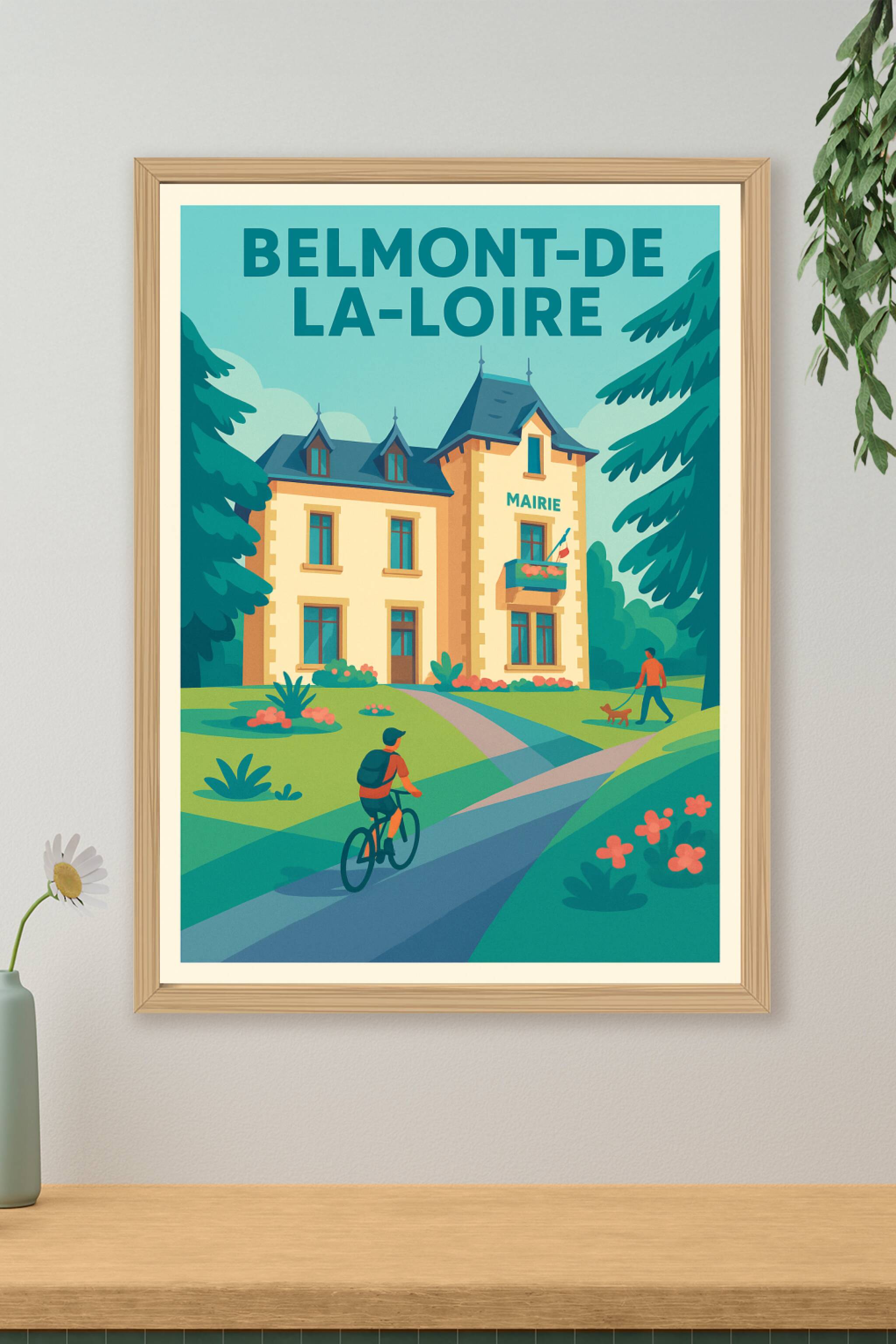 Affiche de Belmont-de-la-Loire - Charme paisible et nature authentique