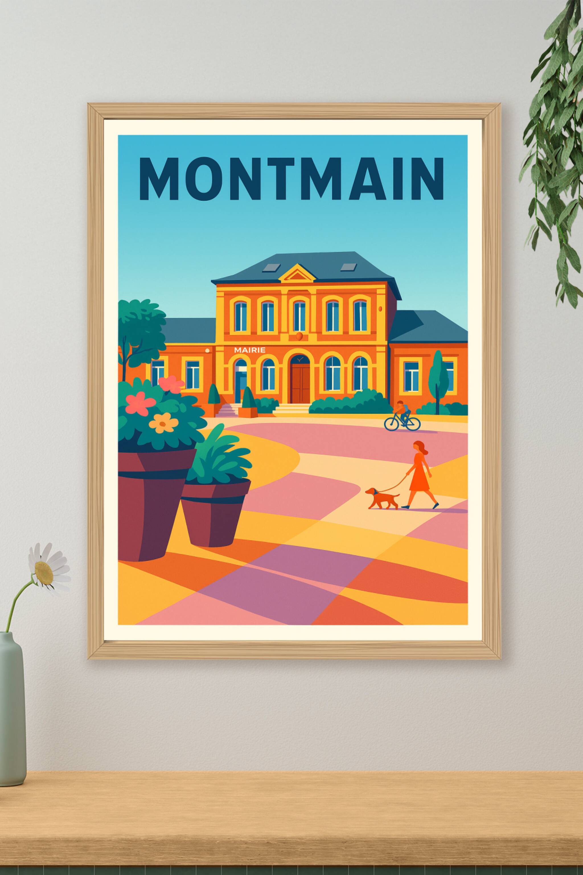 Affiche de Montmain - Sérénité et charme au cœur de la mairie