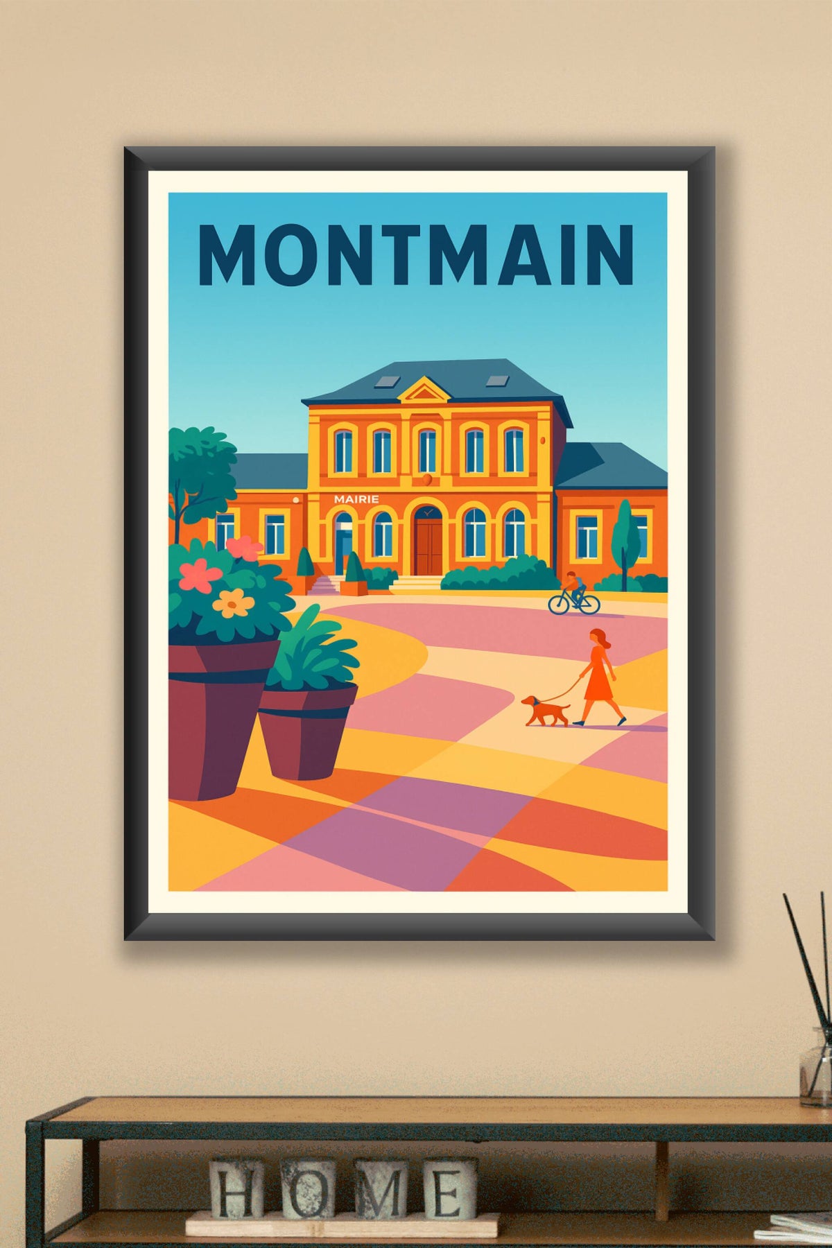 Affiche de Montmain - Sérénité et charme au cœur de la mairie