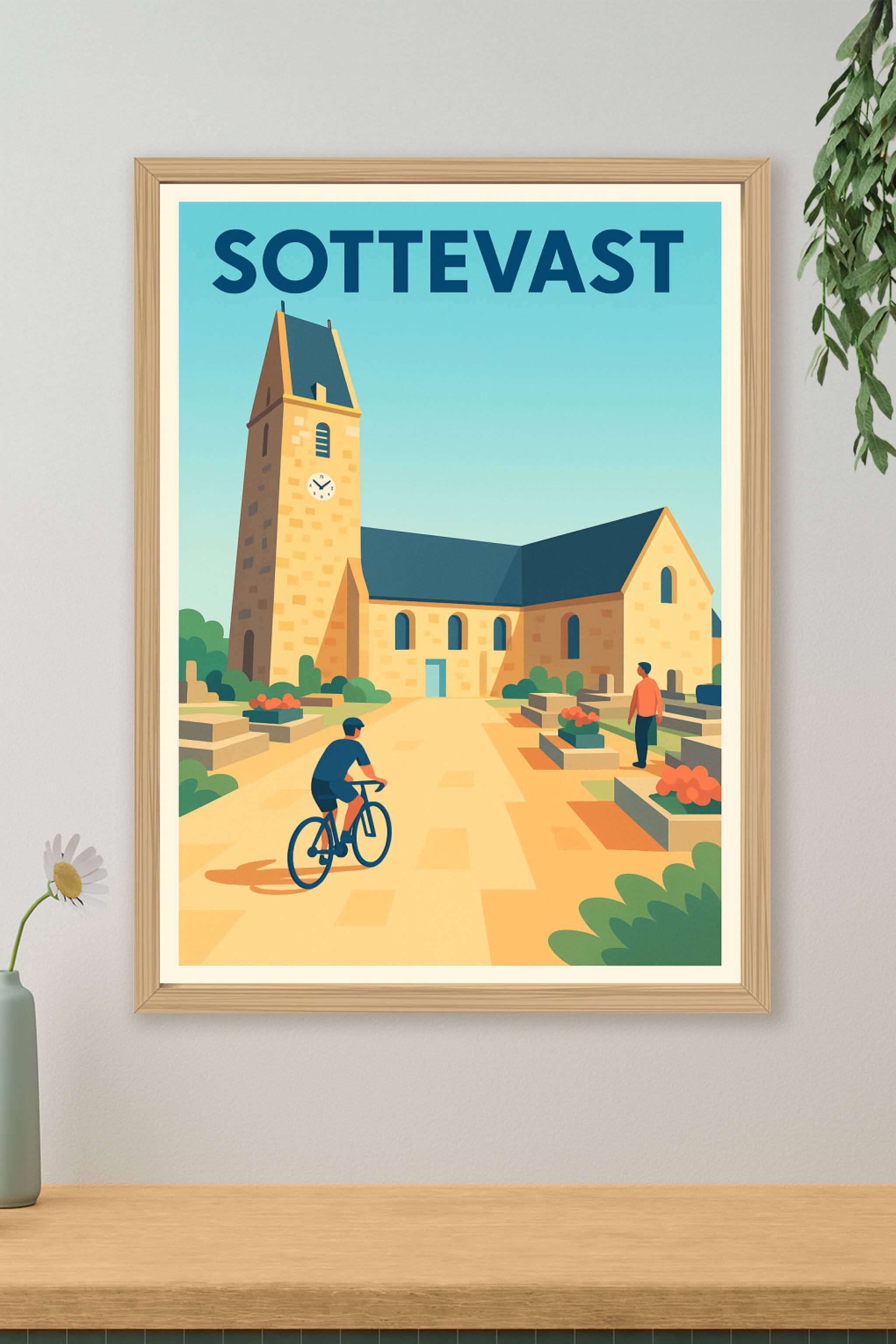 Affiche de Sottevast - Charme et sérénité au cœur du village