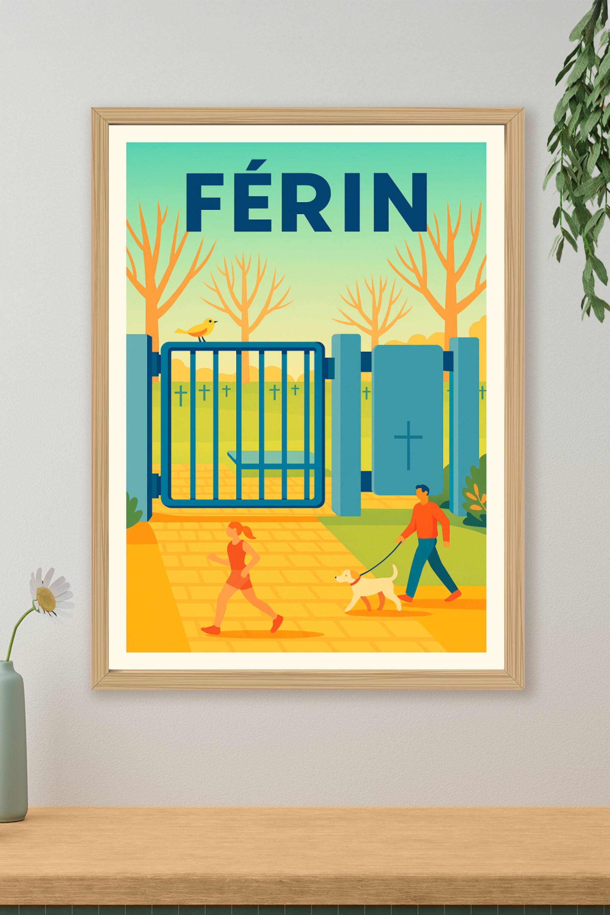Affiche de Férin - Ambiance paisible et nature au quotidien