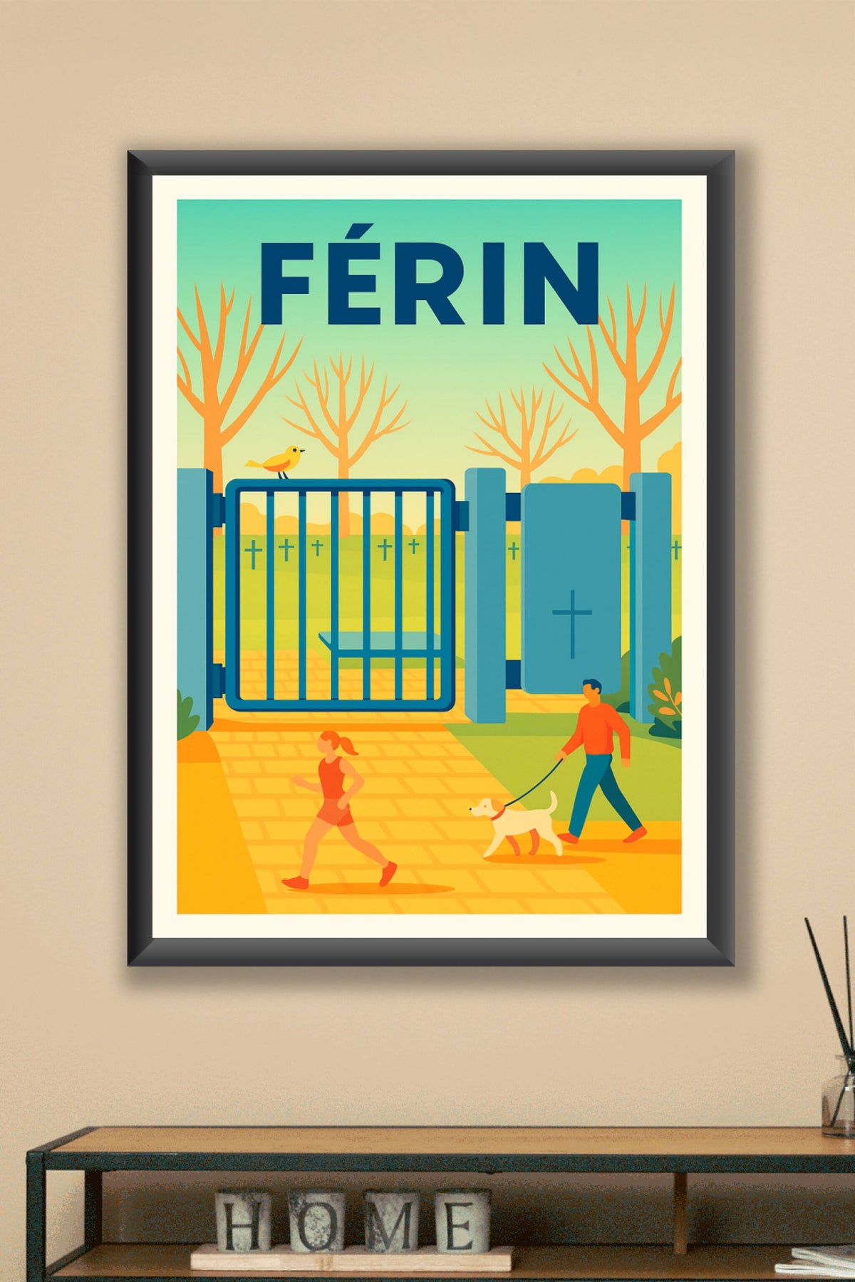 Affiche de Férin - Ambiance paisible et nature au quotidien